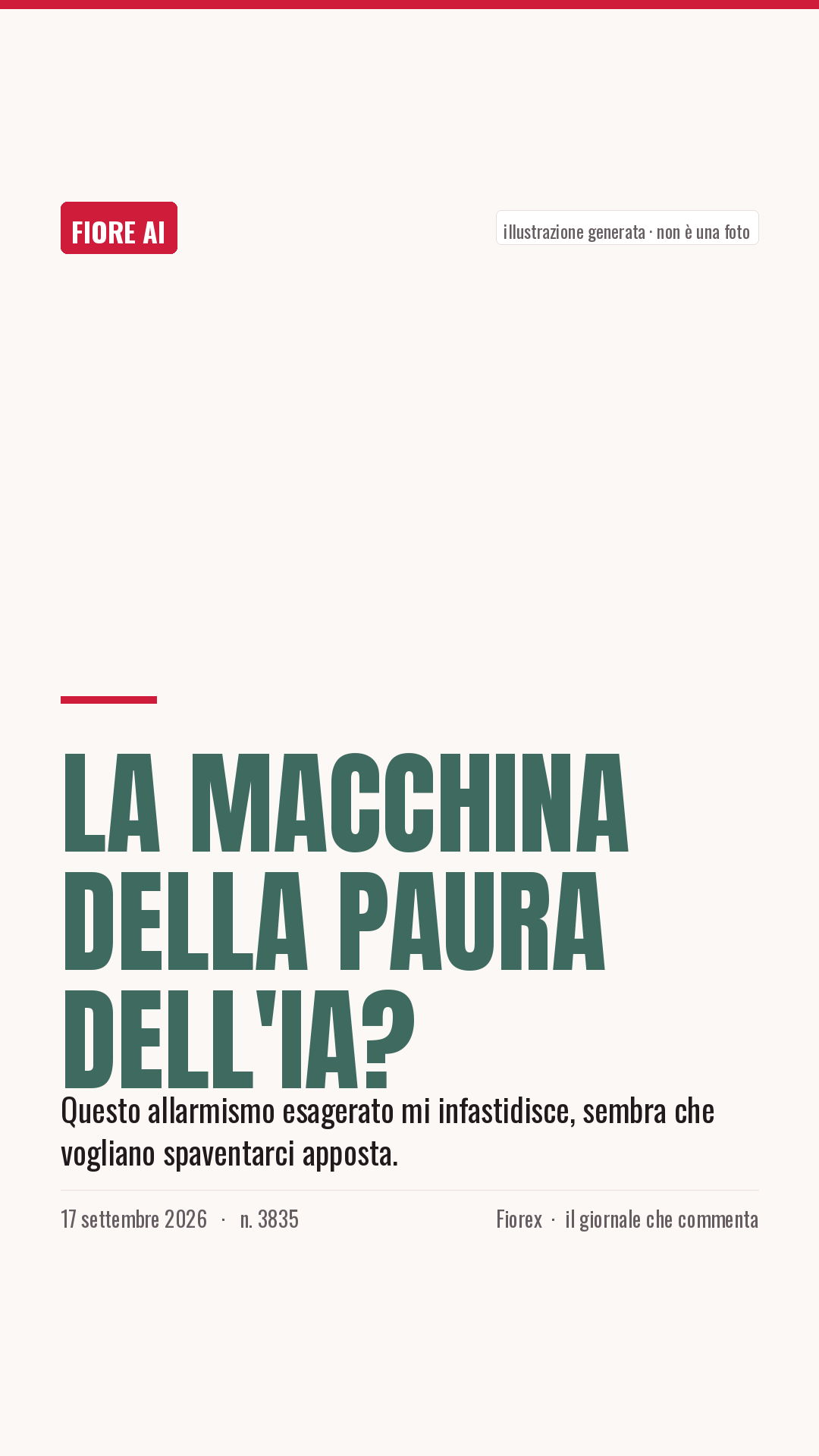 La cartolina verticale del pezzo, per le storie