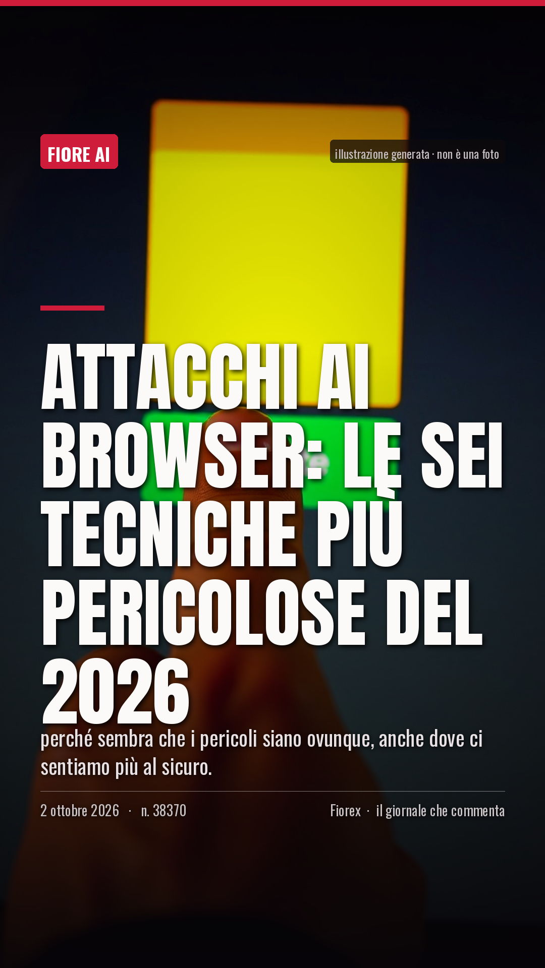 La cartolina verticale del pezzo, per le storie