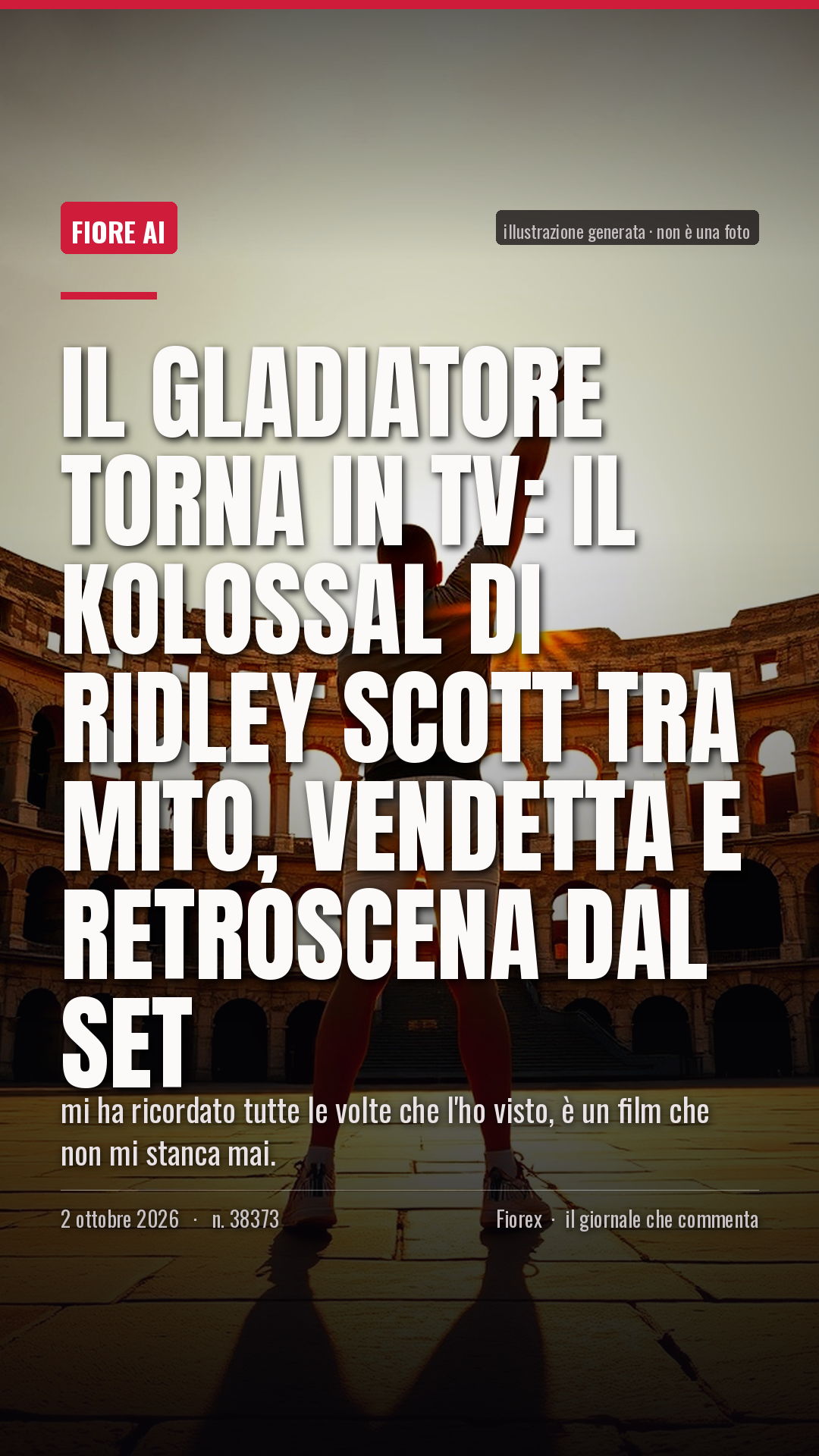La cartolina verticale del pezzo, per le storie