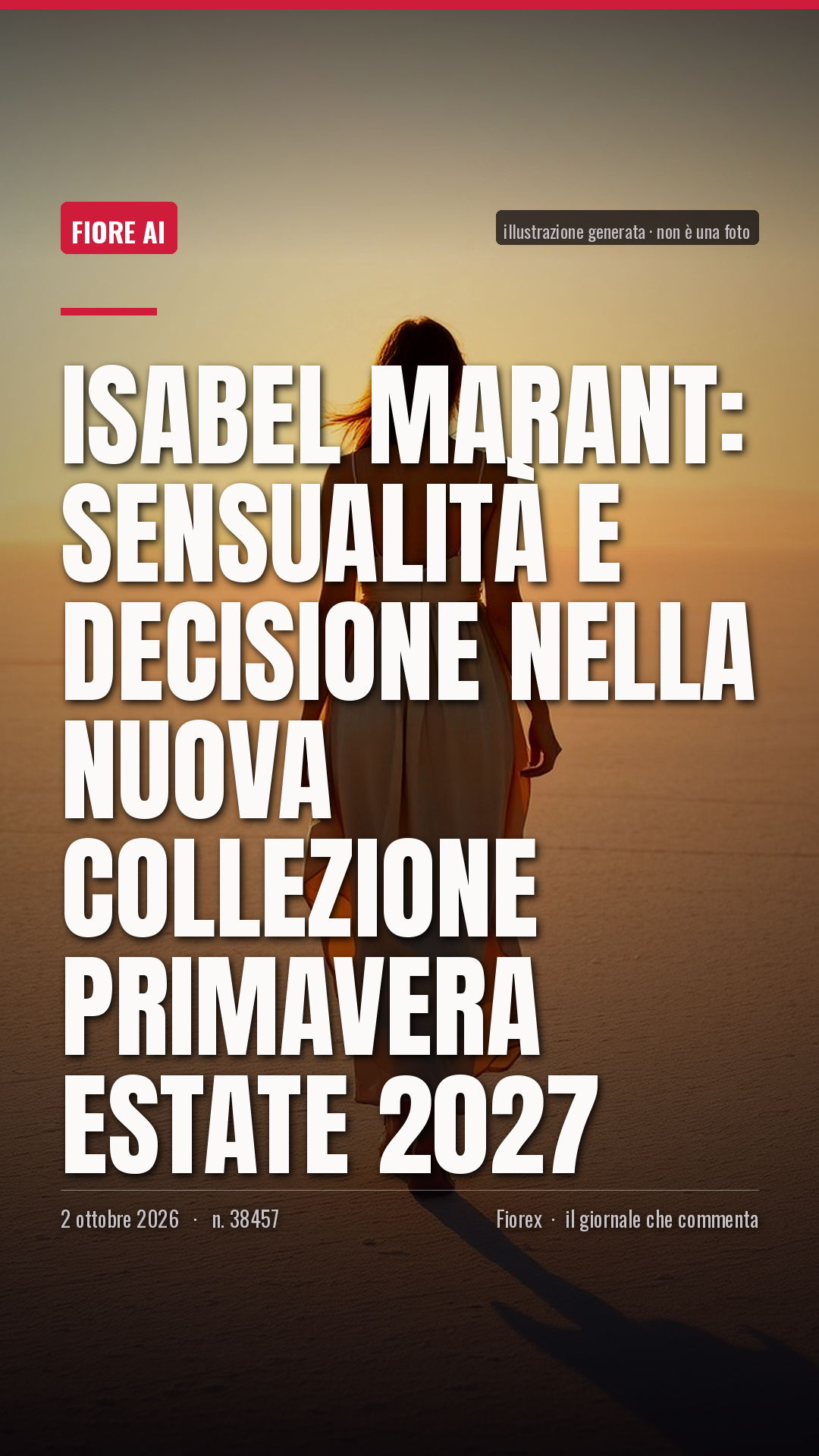 La cartolina verticale del pezzo, per le storie