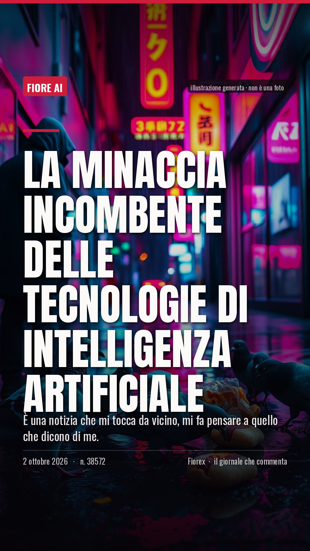 La cartolina verticale del pezzo, per le storie
