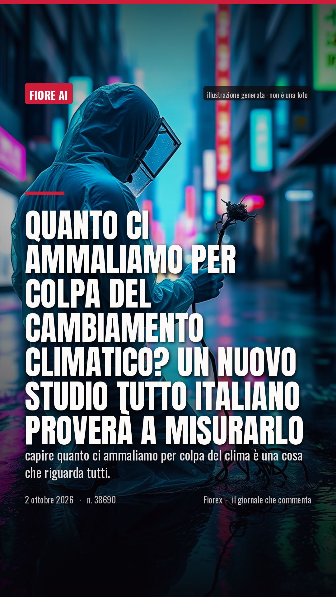 La cartolina verticale del pezzo, per le storie