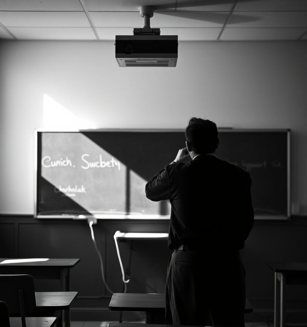 Illustrazione generata per il pezzo: Deascuola offre corsi gratuiti sull'IA per i docenti adottanti
