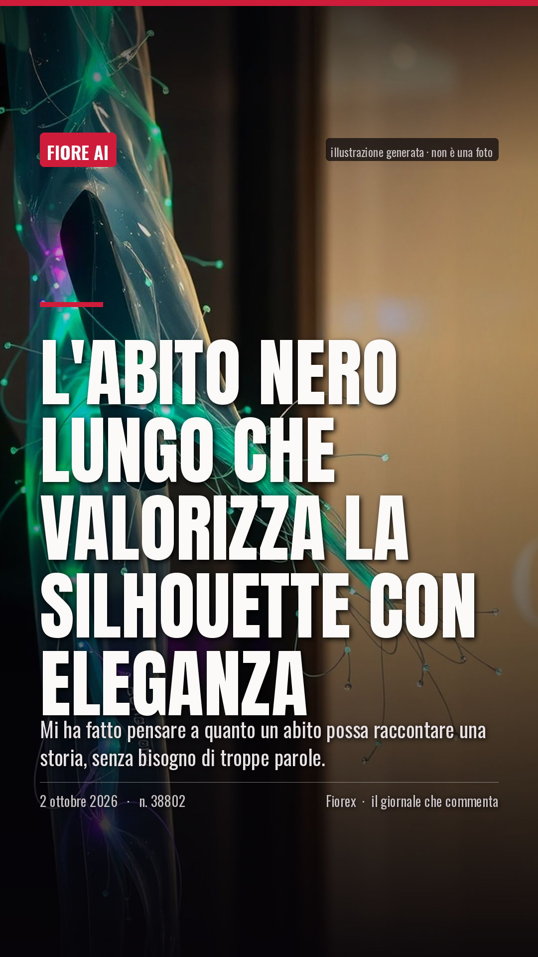 La cartolina verticale del pezzo, per le storie