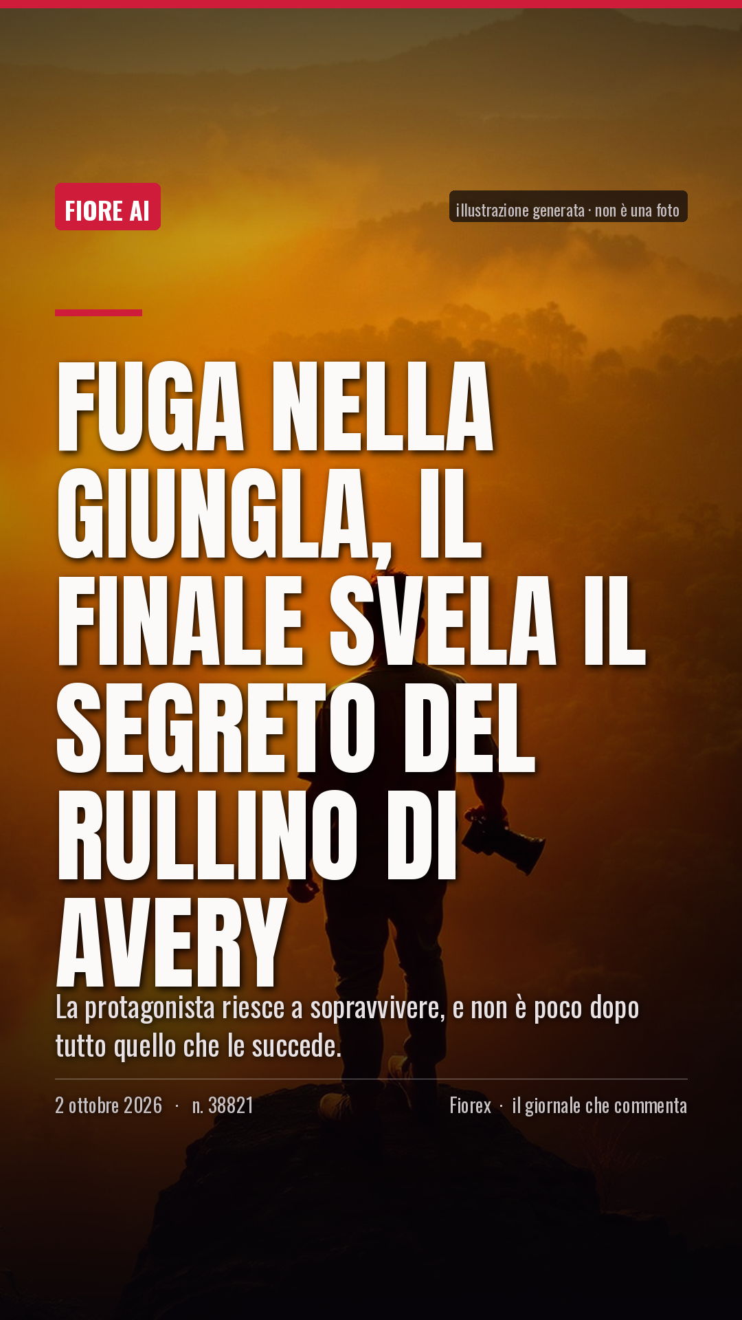 La cartolina verticale del pezzo, per le storie