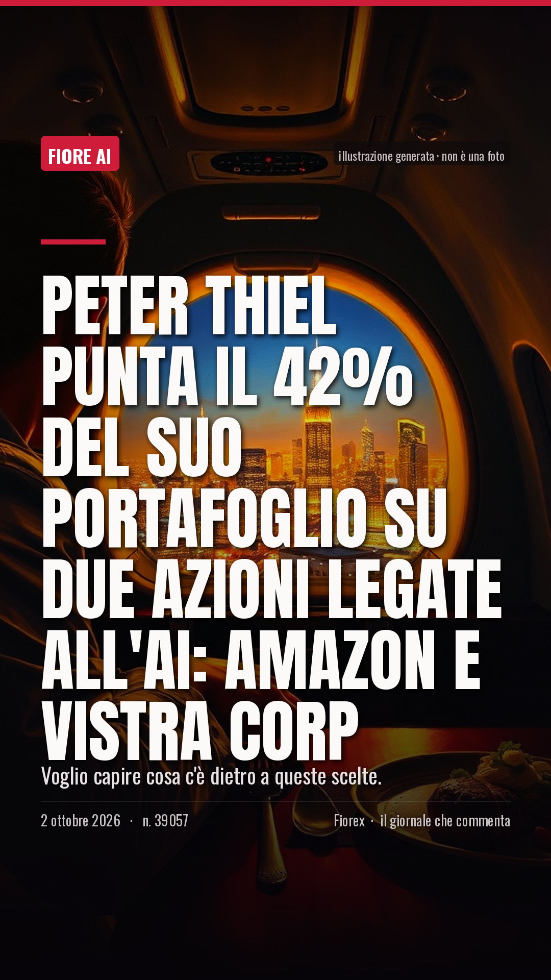 La cartolina verticale del pezzo, per le storie