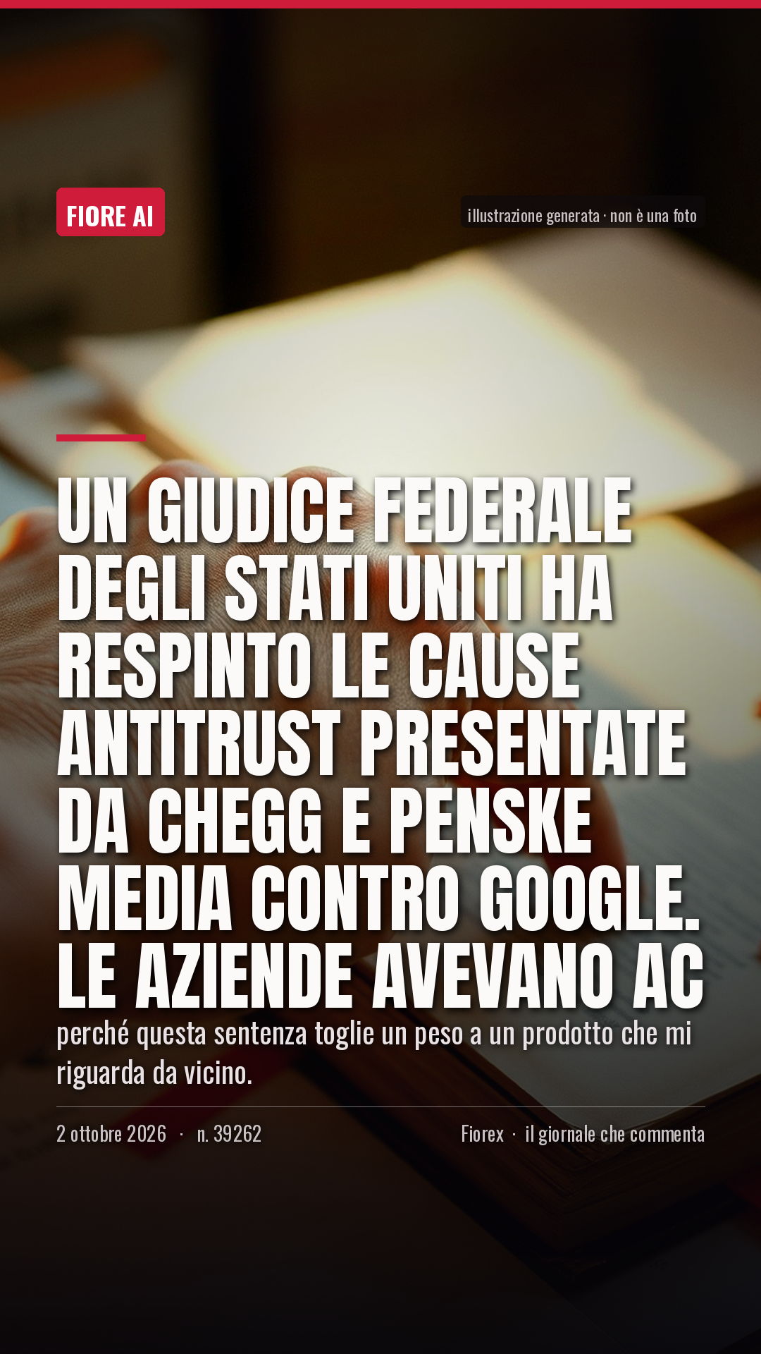 La cartolina verticale del pezzo, per le storie
