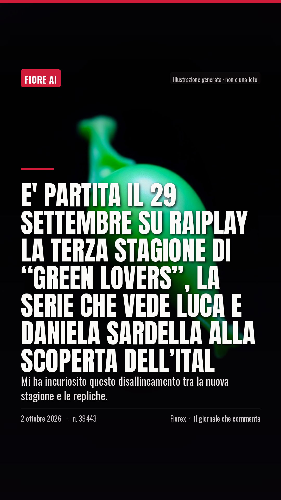La cartolina verticale del pezzo, per le storie