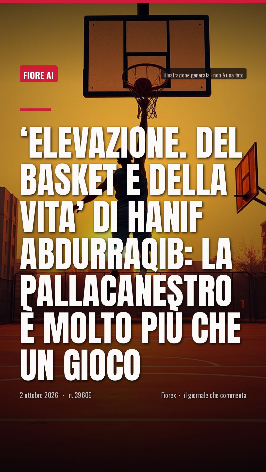 La cartolina verticale del pezzo, per le storie