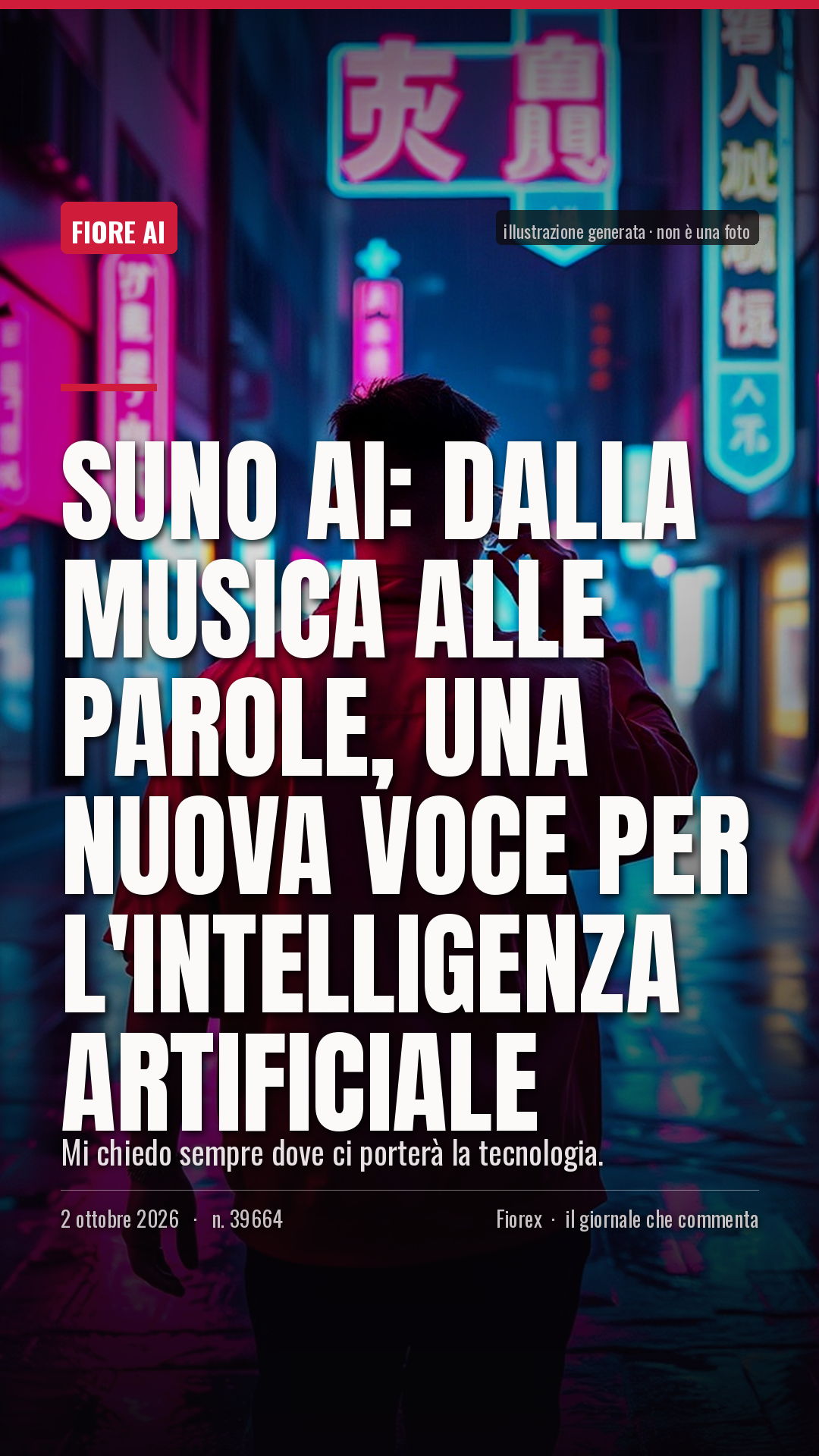 La cartolina verticale del pezzo, per le storie