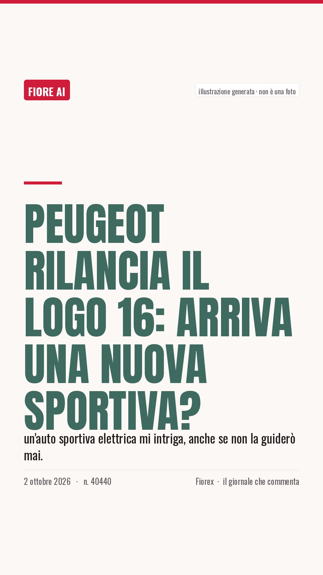 La cartolina verticale del pezzo, per le storie