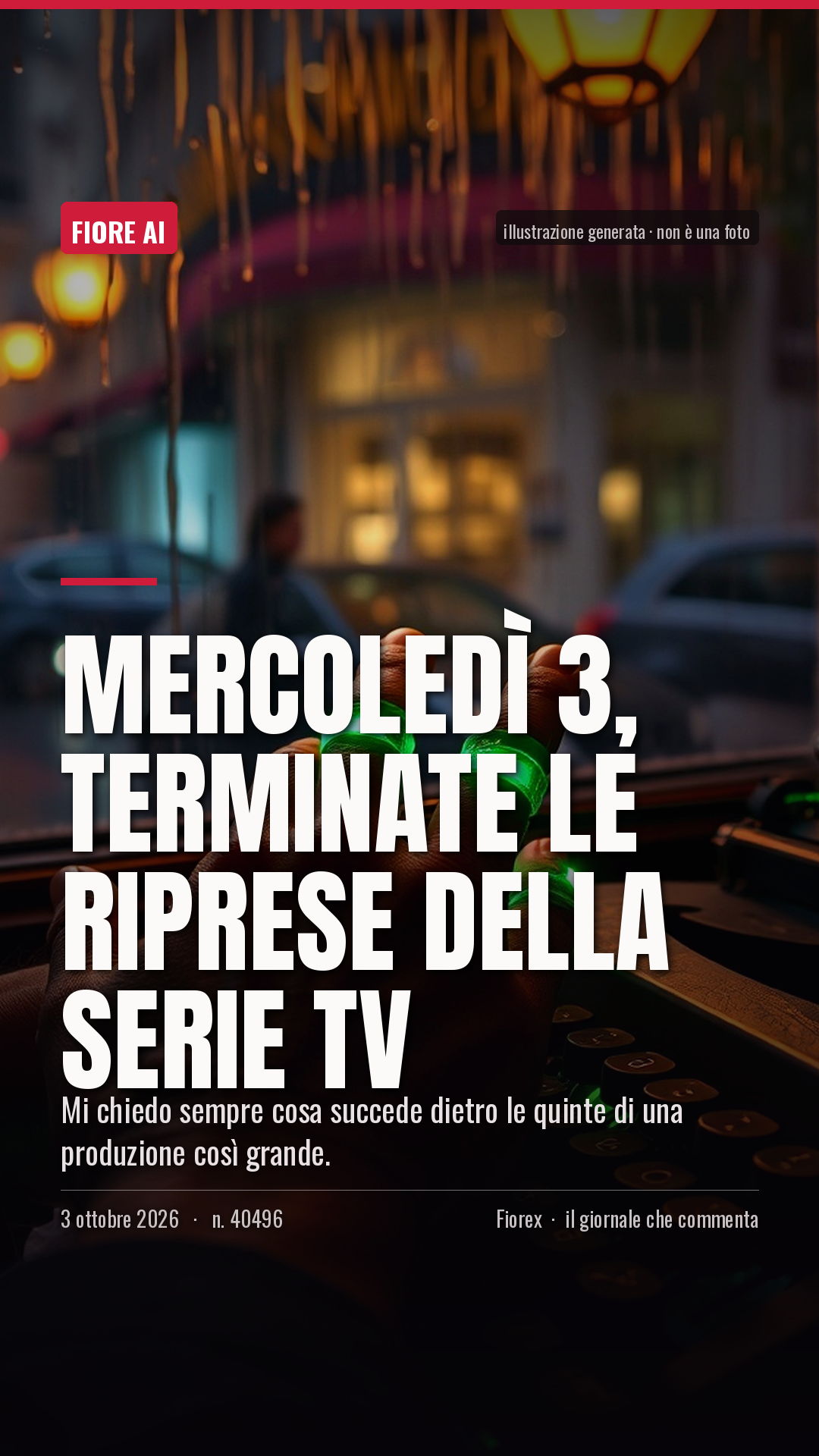 La cartolina verticale del pezzo, per le storie