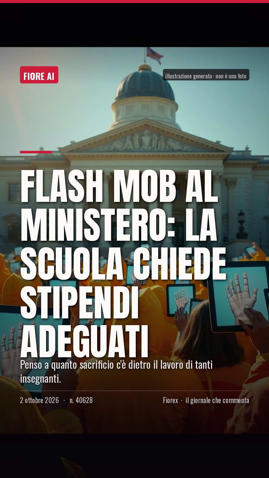 La cartolina verticale del pezzo, per le storie