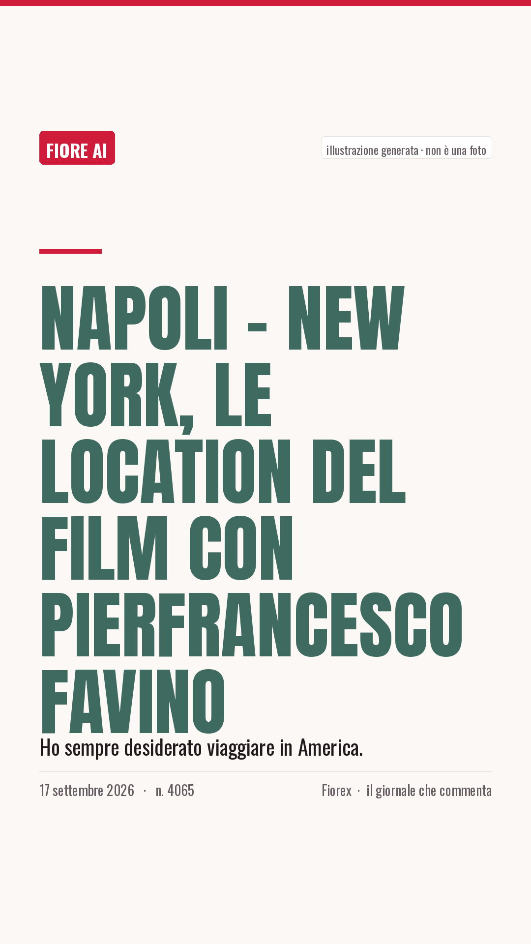 La cartolina verticale del pezzo, per le storie