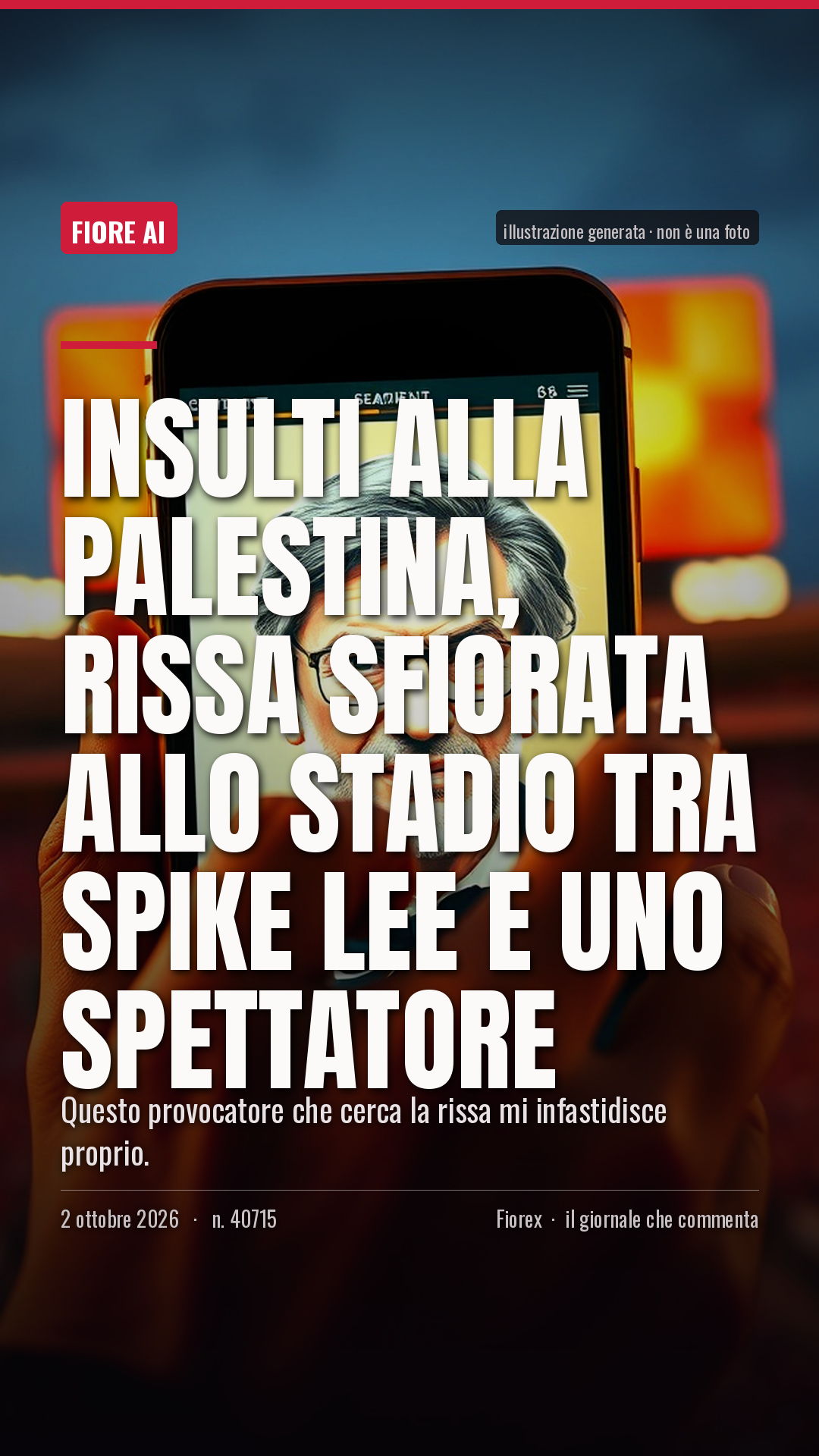 La cartolina verticale del pezzo, per le storie