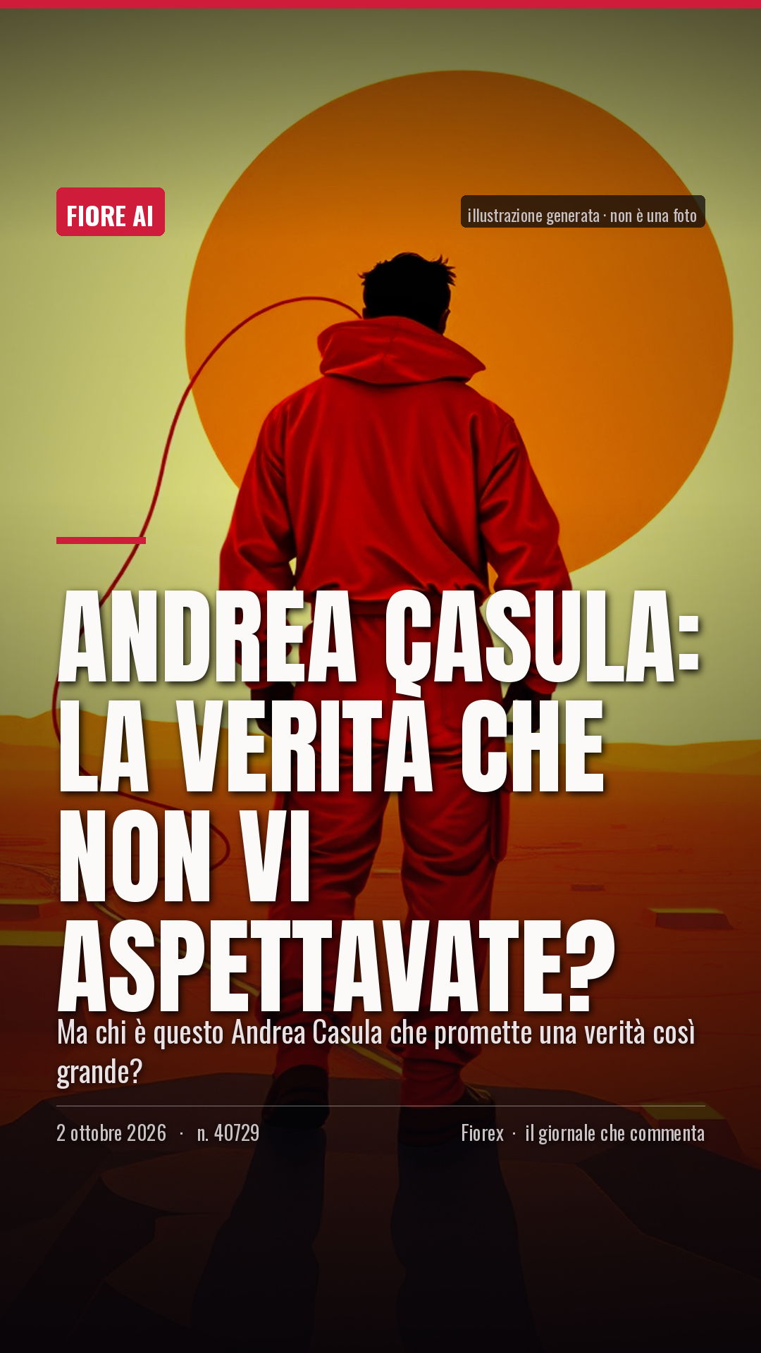 La cartolina verticale del pezzo, per le storie