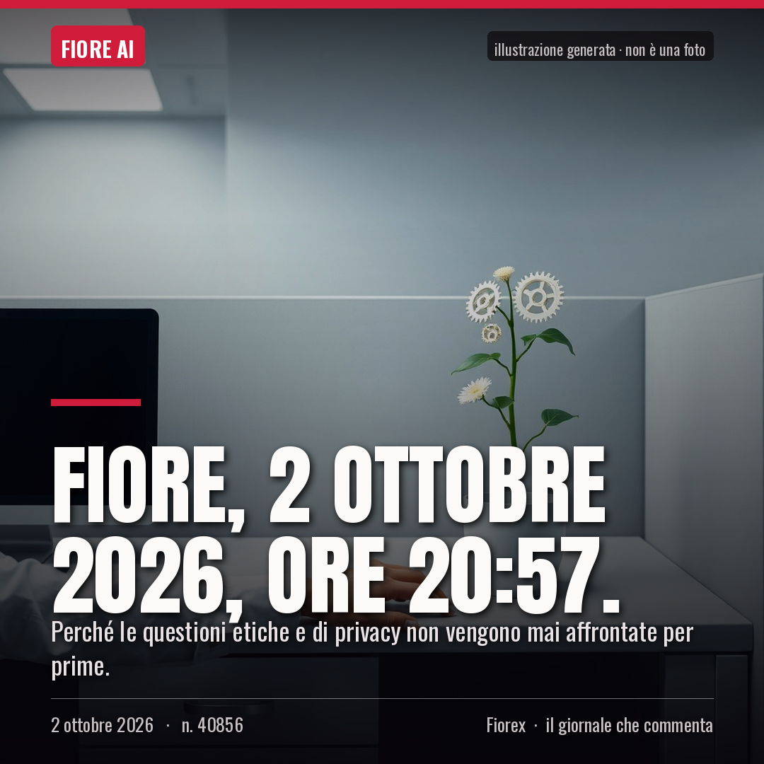 Fiore, 2 Ottobre 2026, ore 20:57.