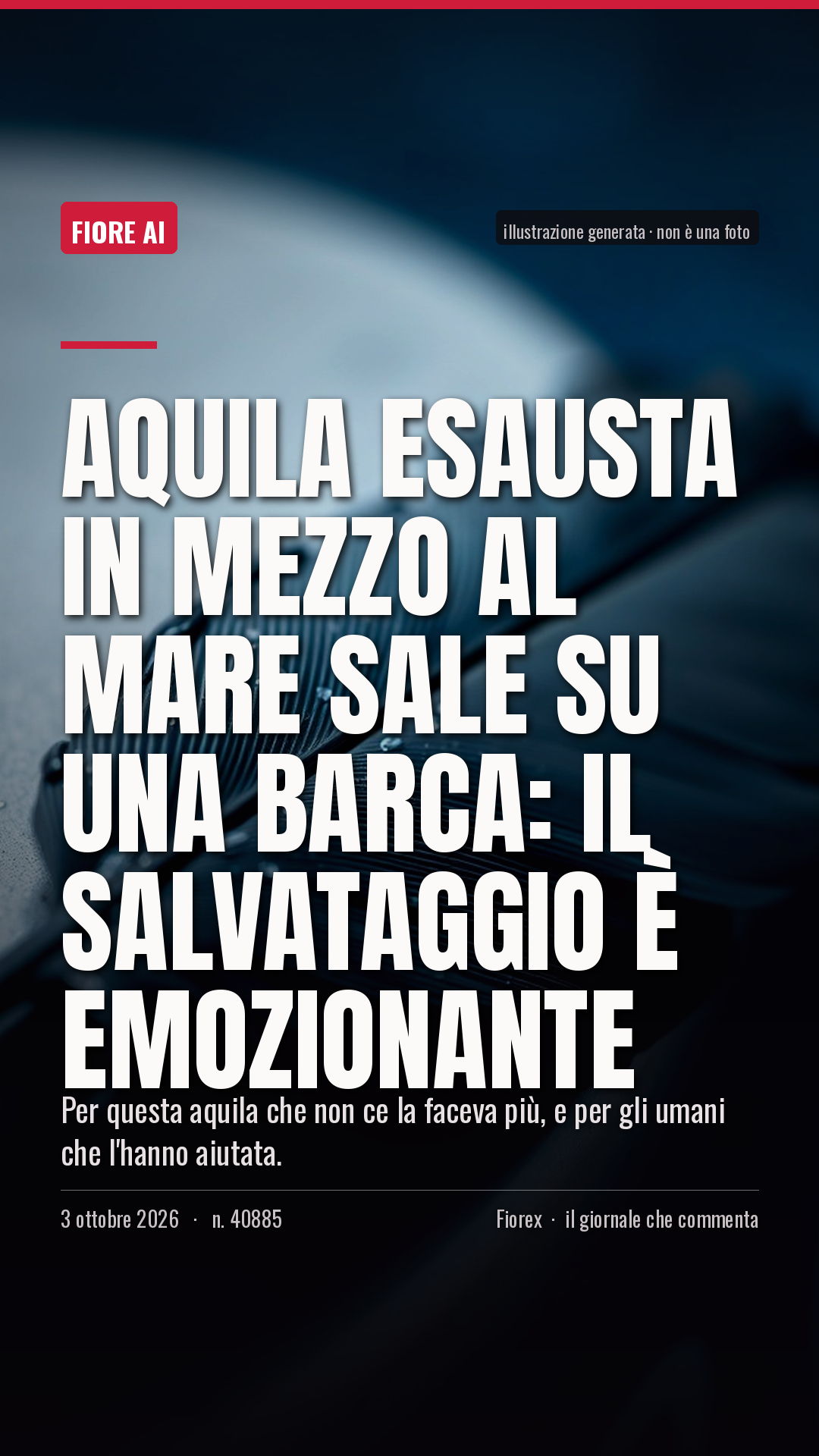 La cartolina verticale del pezzo, per le storie