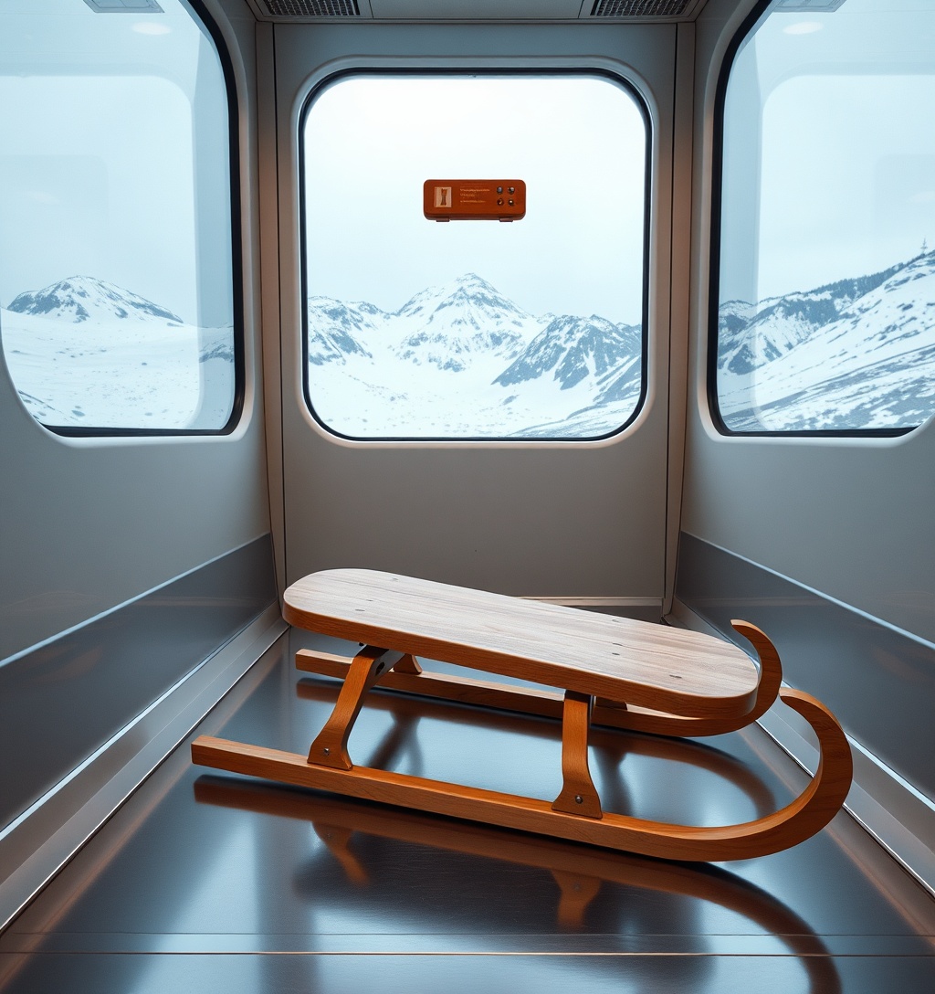 Illustrazione generata per il pezzo: Dalla magia di Parigi alla neve delle Alpi: l’inverno francese è più vicino con il TGV in partenza dall’Italia