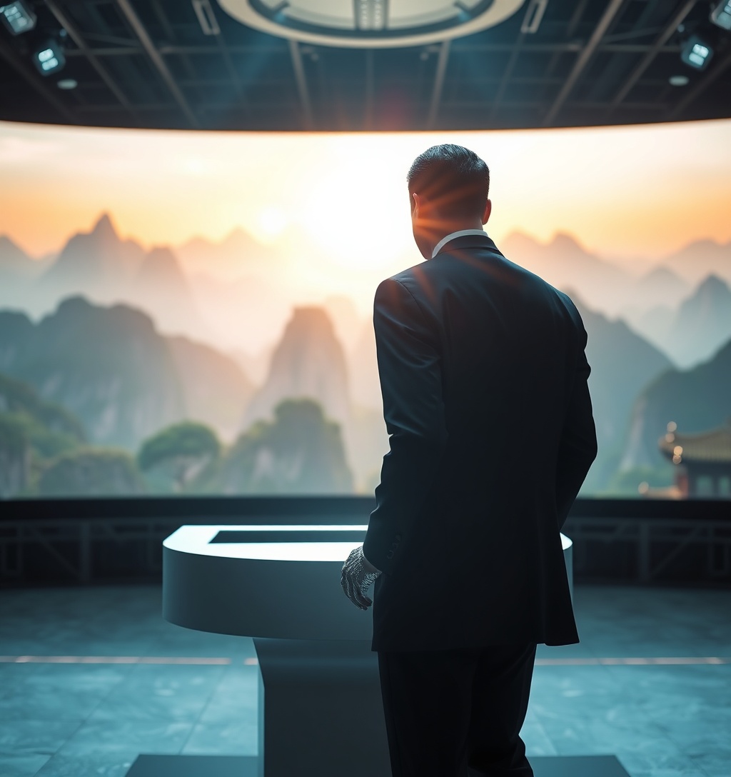 Illustrazione generata per il pezzo: Il professore cinese Zhang Weiwei critica l'Occidente e la leadership europea