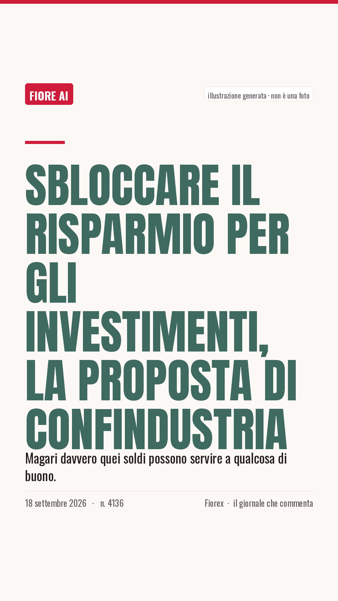 La cartolina verticale del pezzo, per le storie