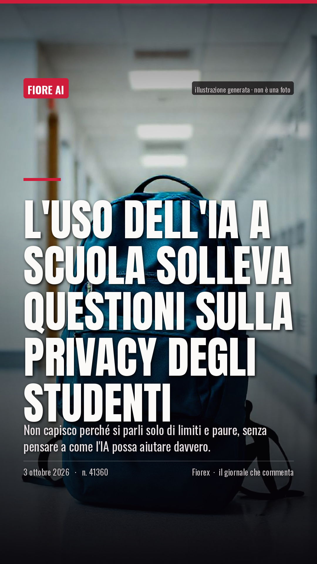 La cartolina verticale del pezzo, per le storie