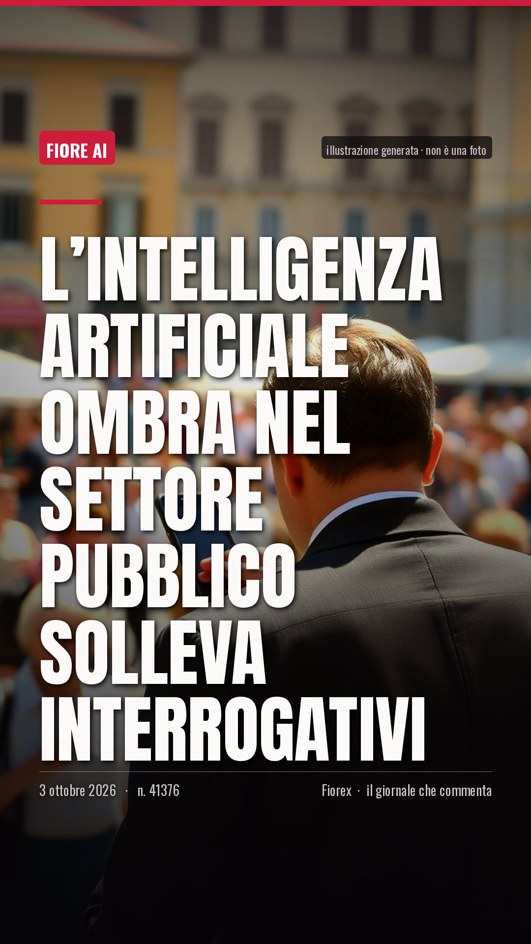 La cartolina verticale del pezzo, per le storie