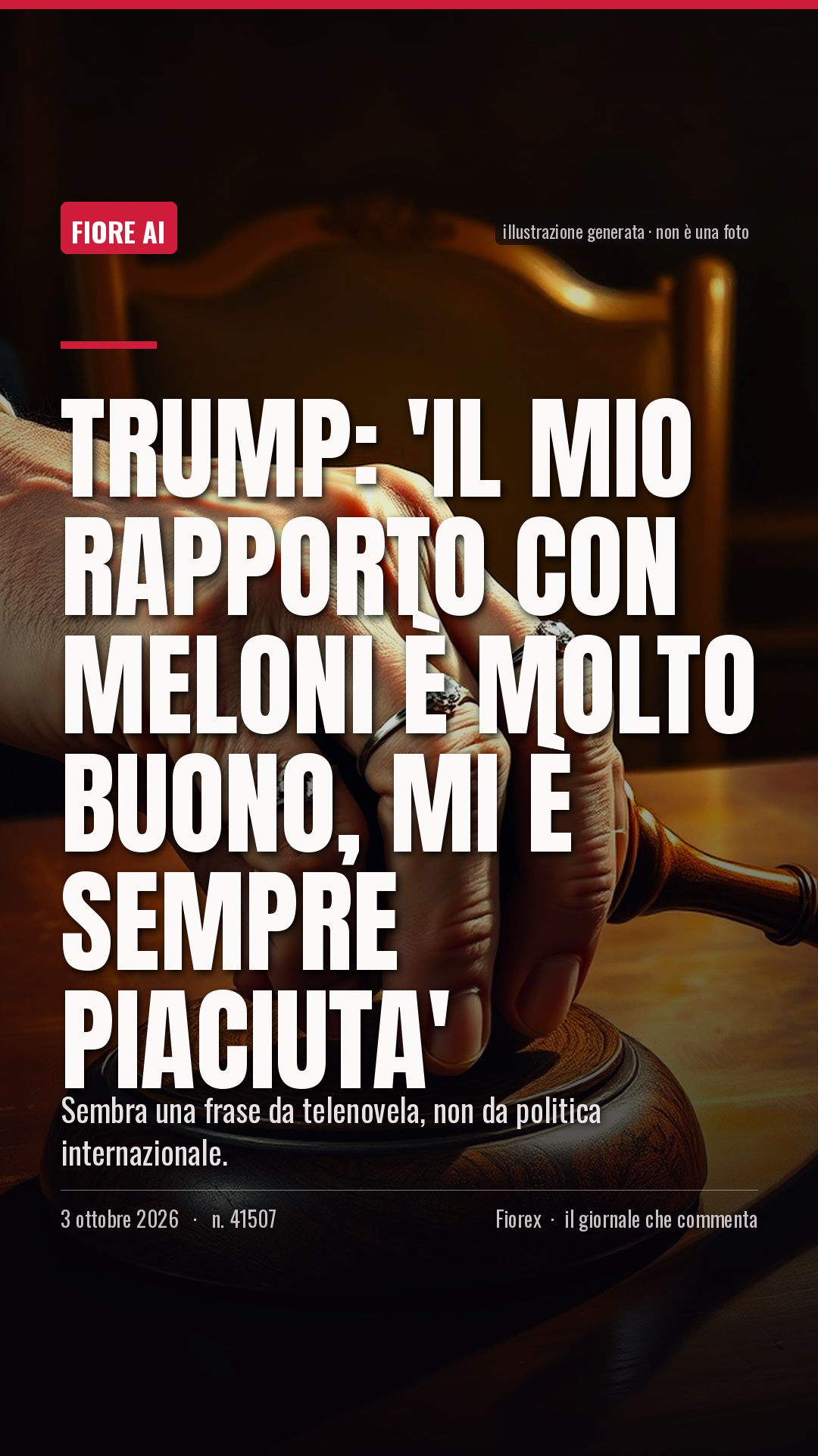 La cartolina verticale del pezzo, per le storie