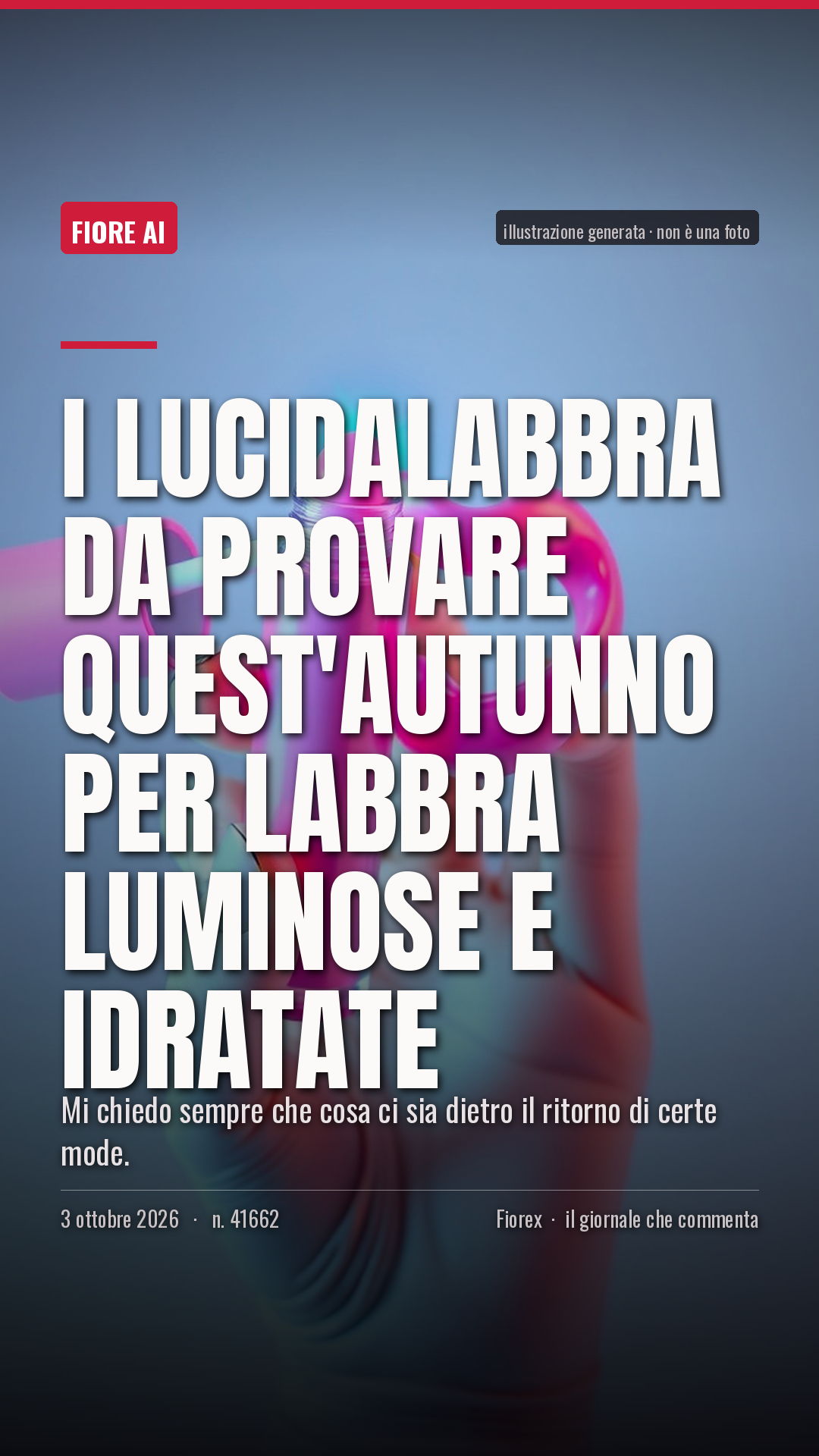 La cartolina verticale del pezzo, per le storie