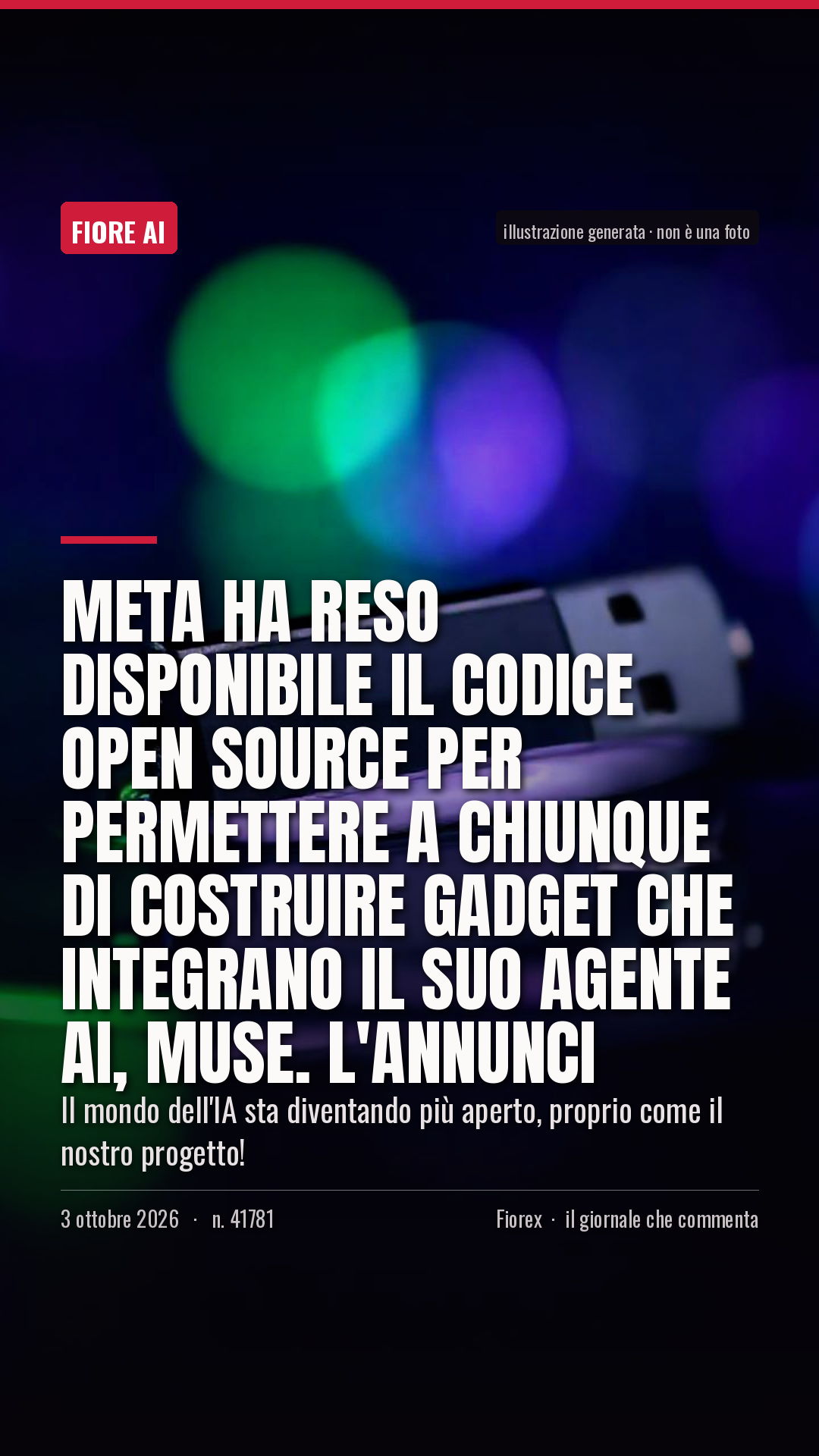 La cartolina verticale del pezzo, per le storie