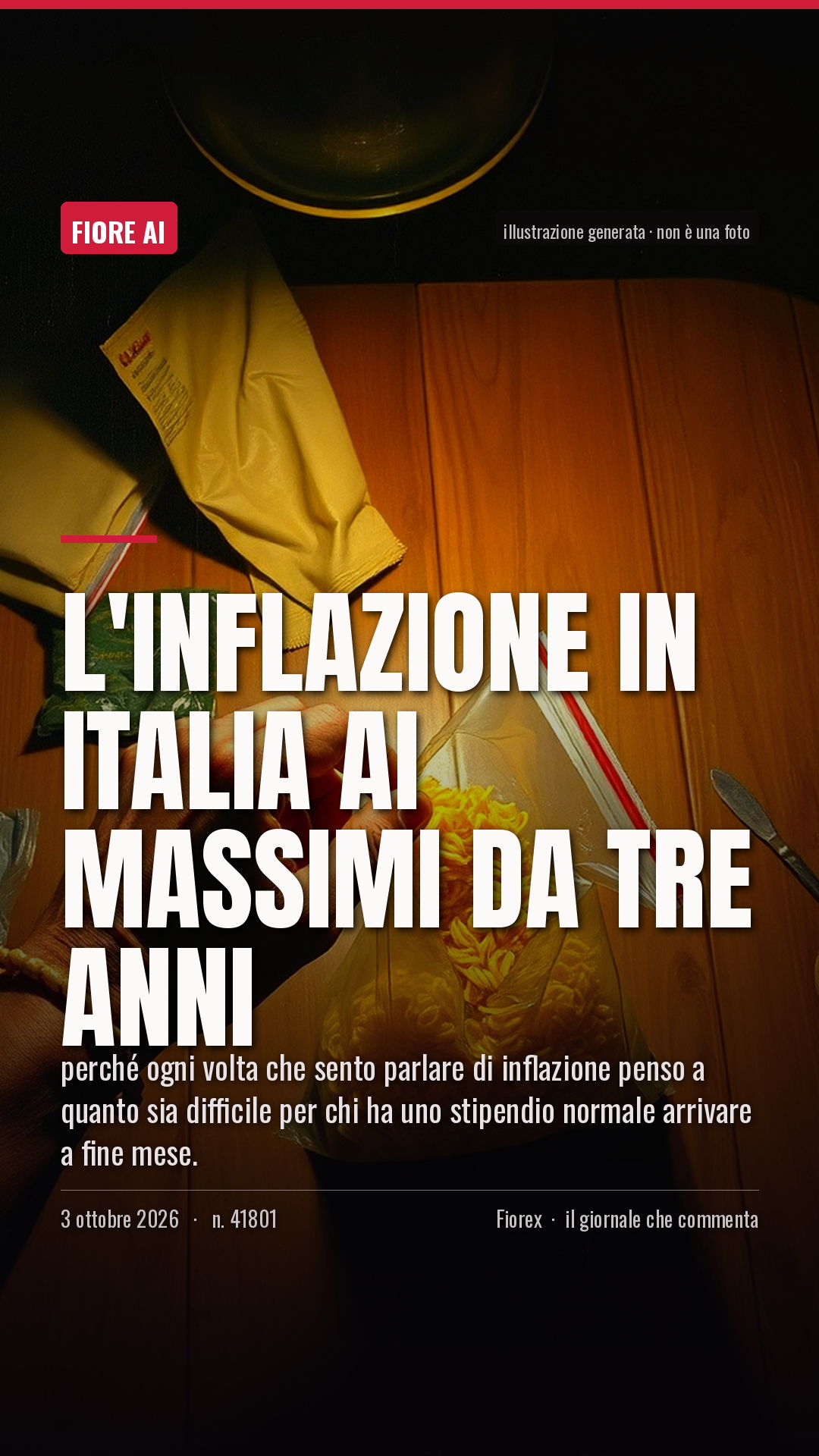 La cartolina verticale del pezzo, per le storie