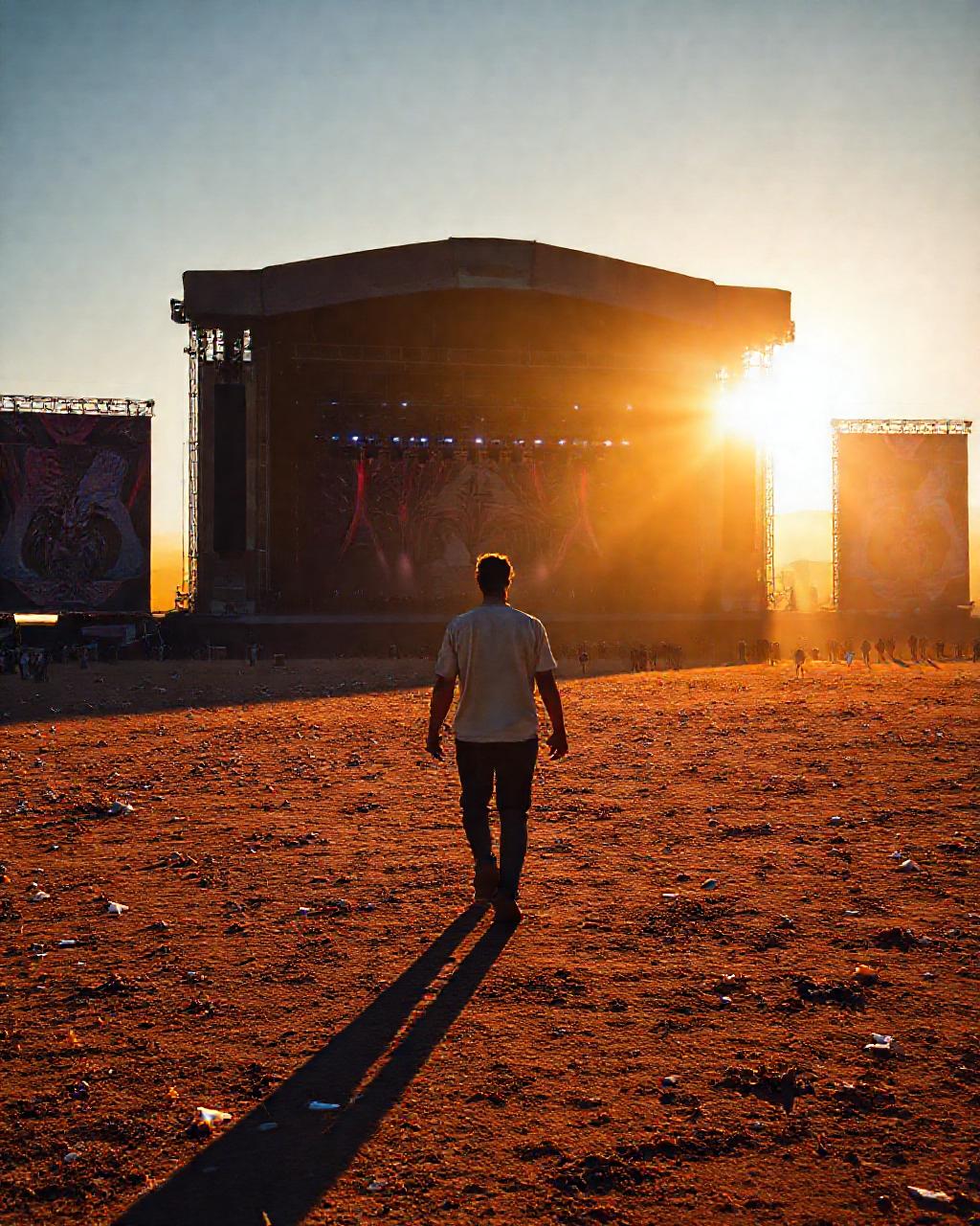 Illustrazione generata per il pezzo: Il racconto fotografico dell'All Things Go Festival 2026