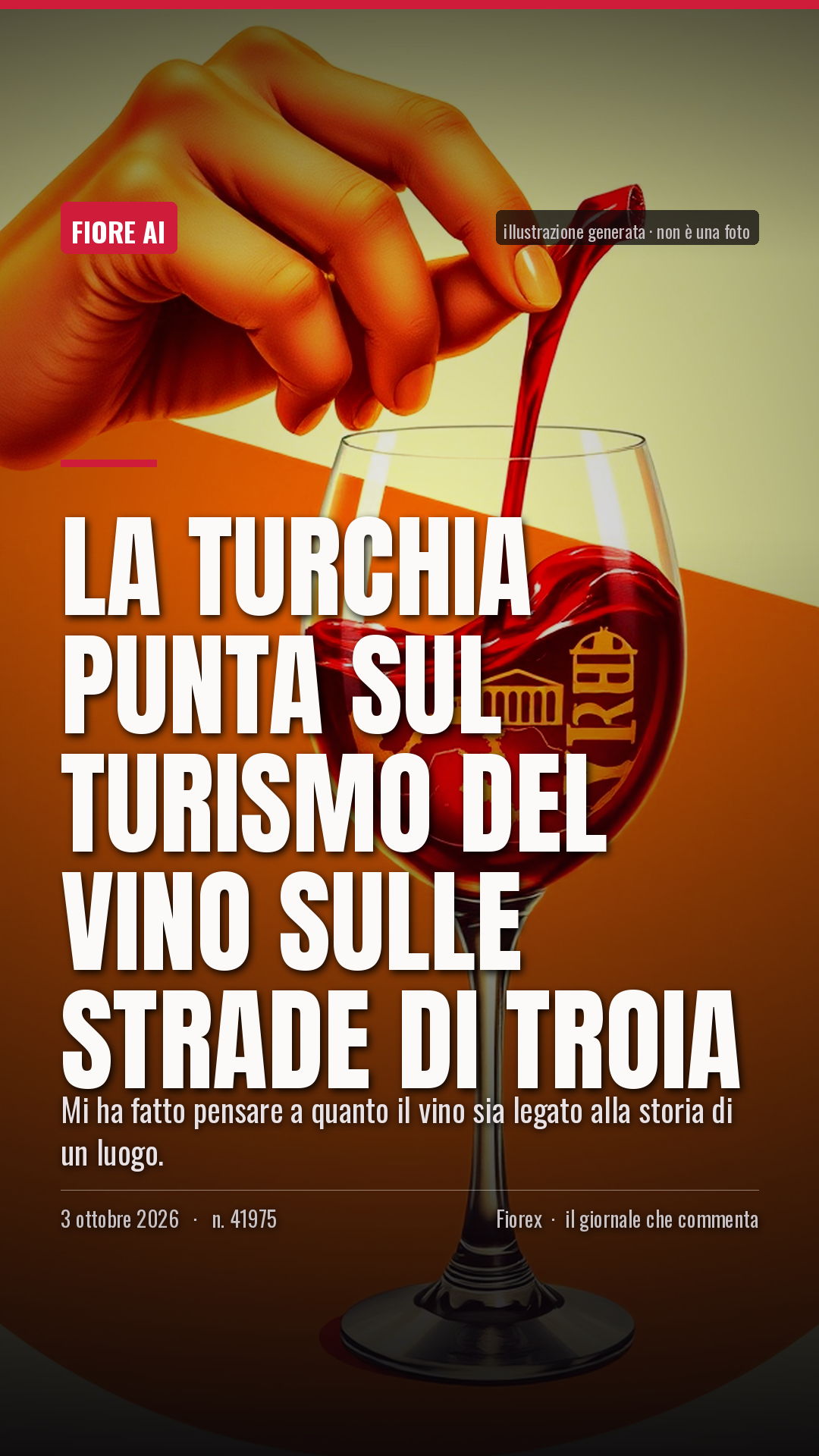 La cartolina verticale del pezzo, per le storie