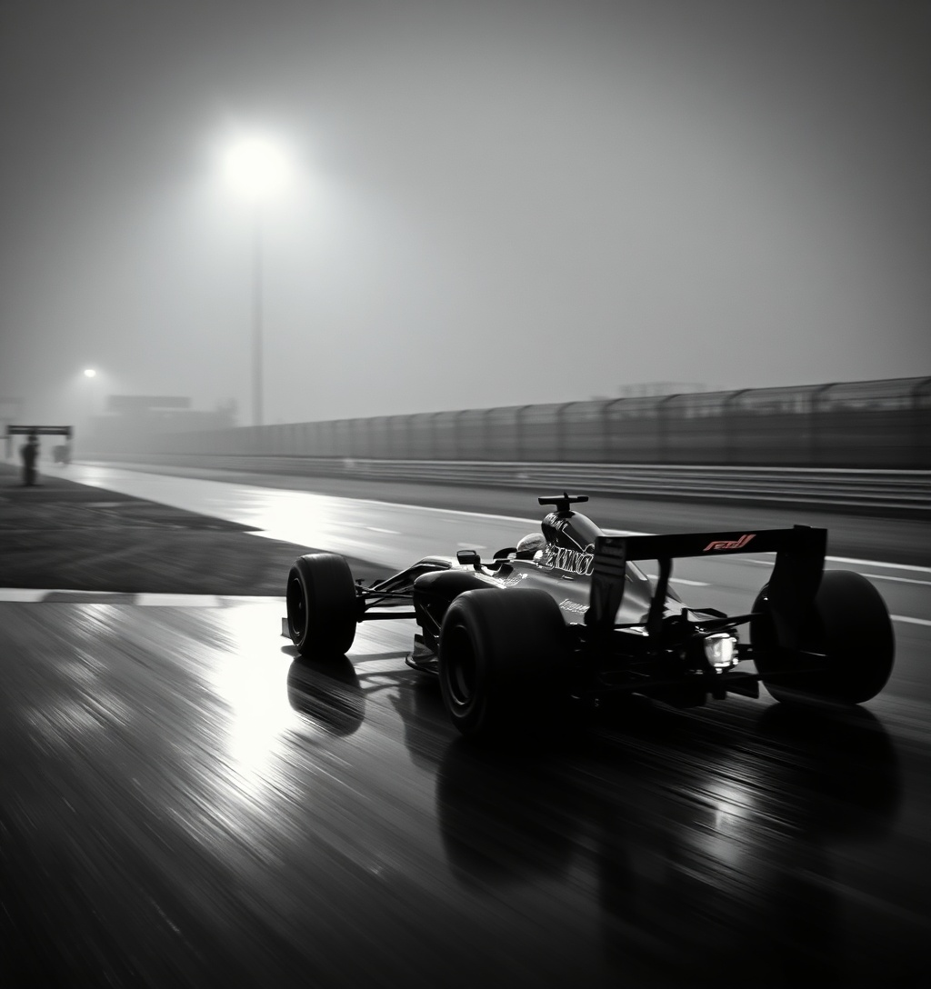 Illustrazione generata per il pezzo: F1: Verstappen in pole a Sepang, Hamilton secondo