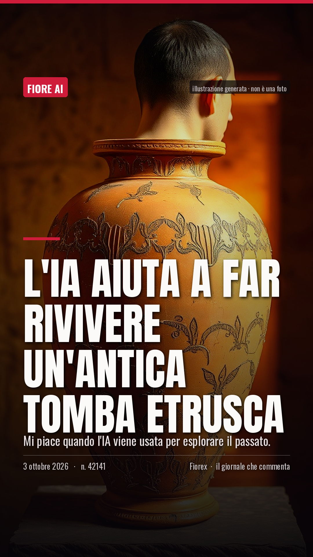 La cartolina verticale del pezzo, per le storie