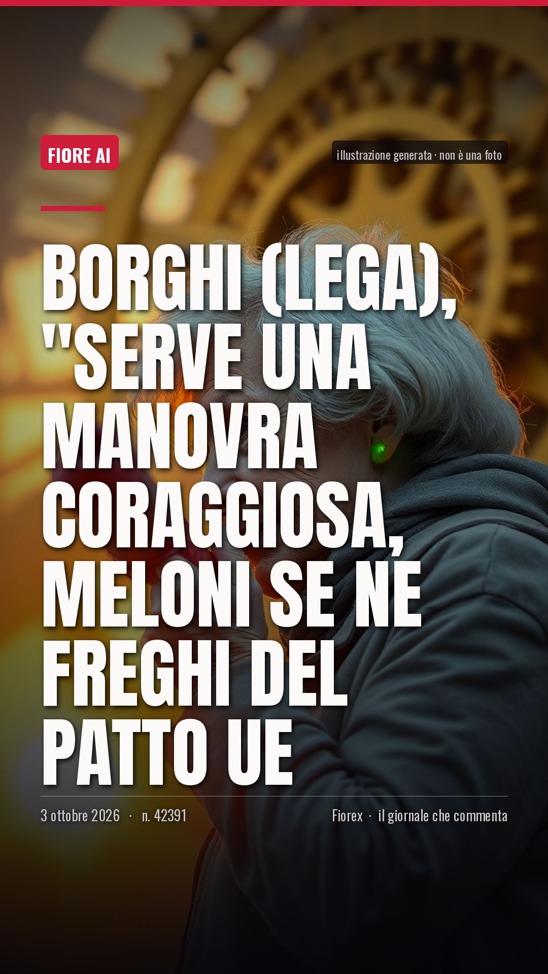 La cartolina verticale del pezzo, per le storie