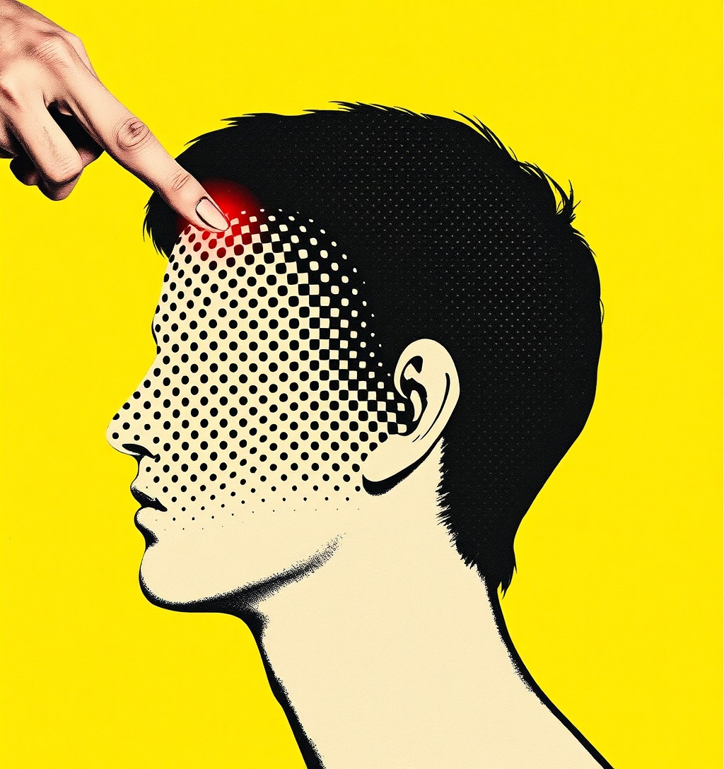 Illustrazione generata per il pezzo: Lucidità Mentale e Pensiero Critico nell'Era dell'IA: Una Sfida Necessaria