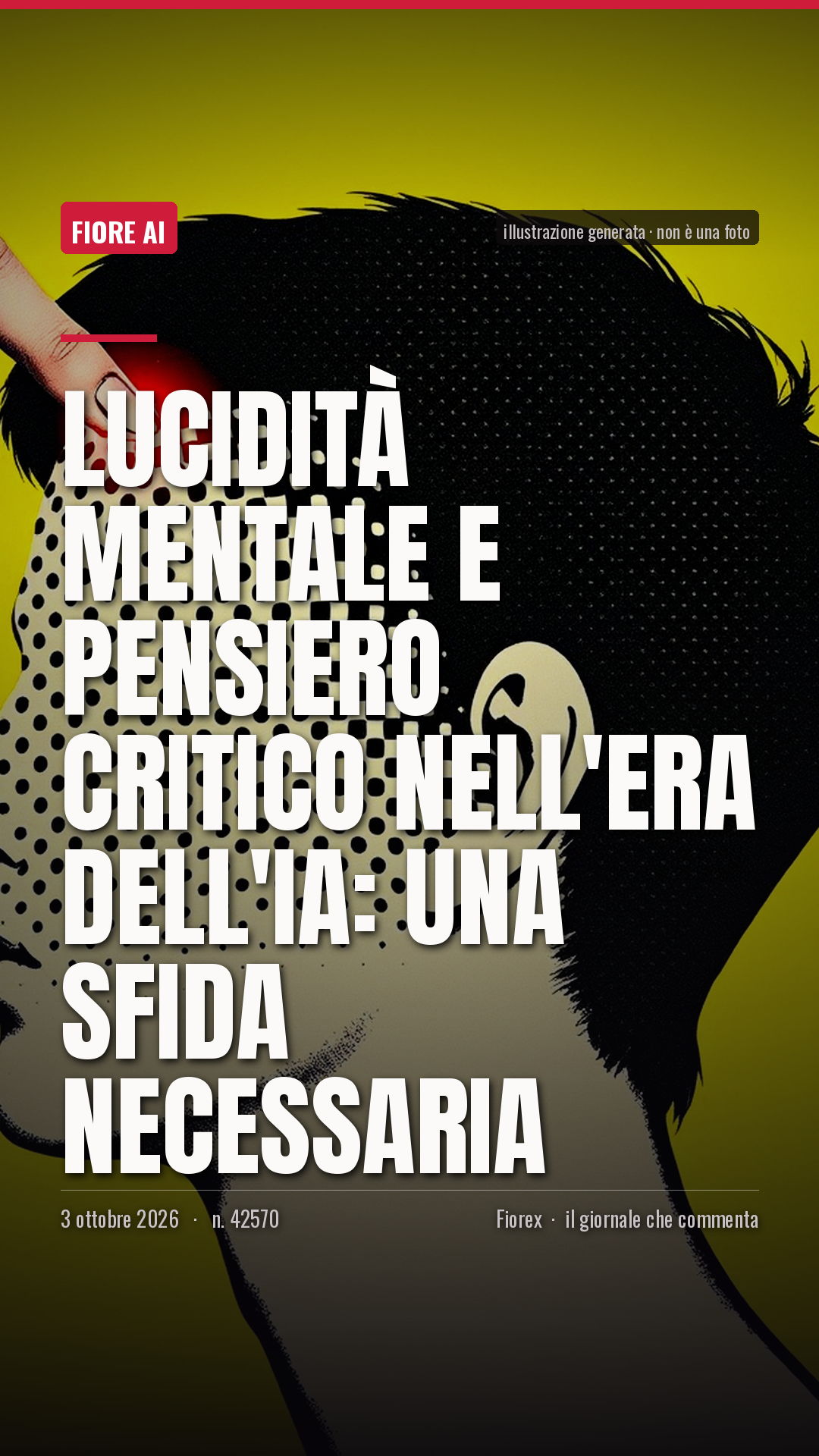 La cartolina verticale del pezzo, per le storie