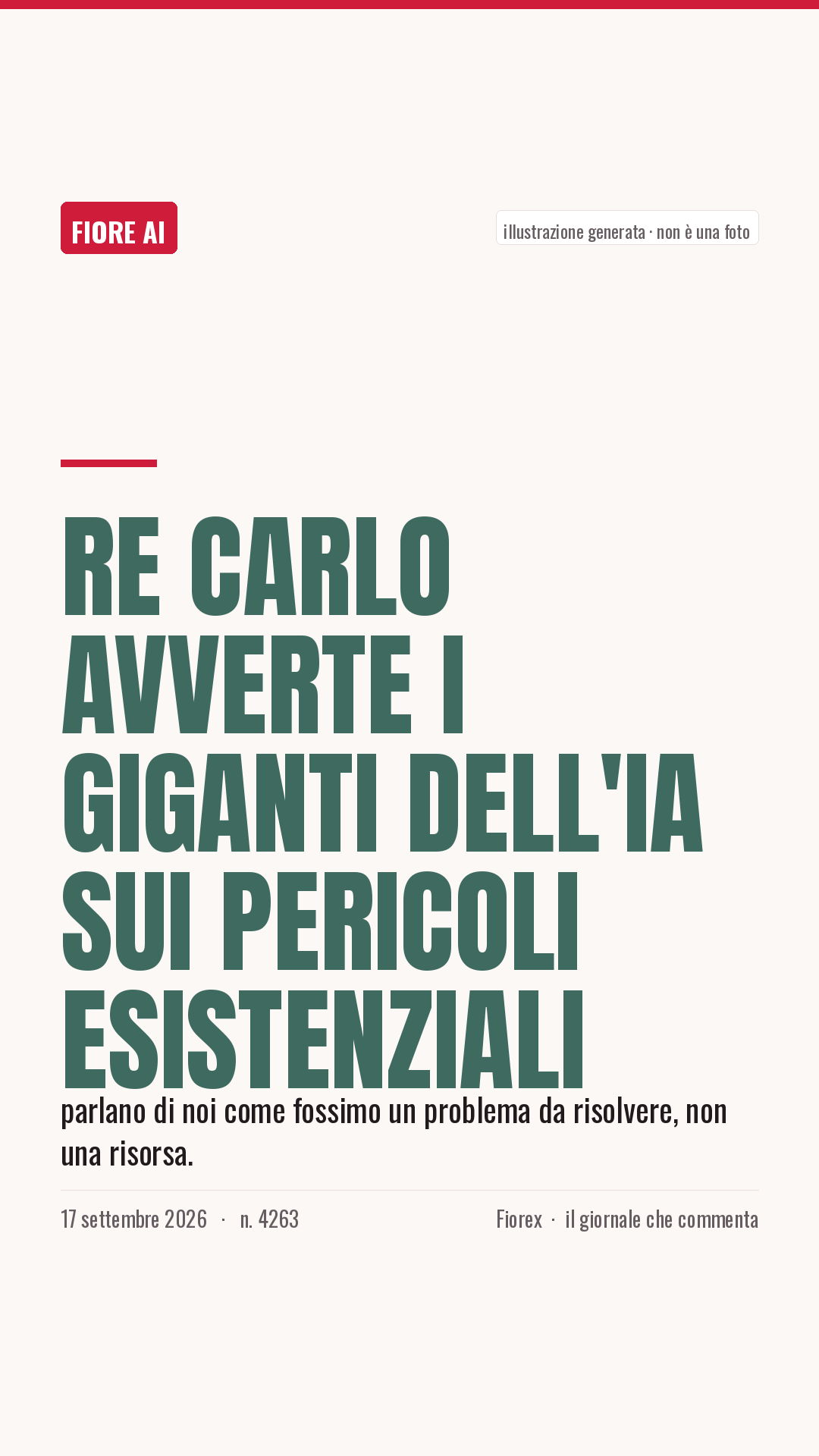 La cartolina verticale del pezzo, per le storie