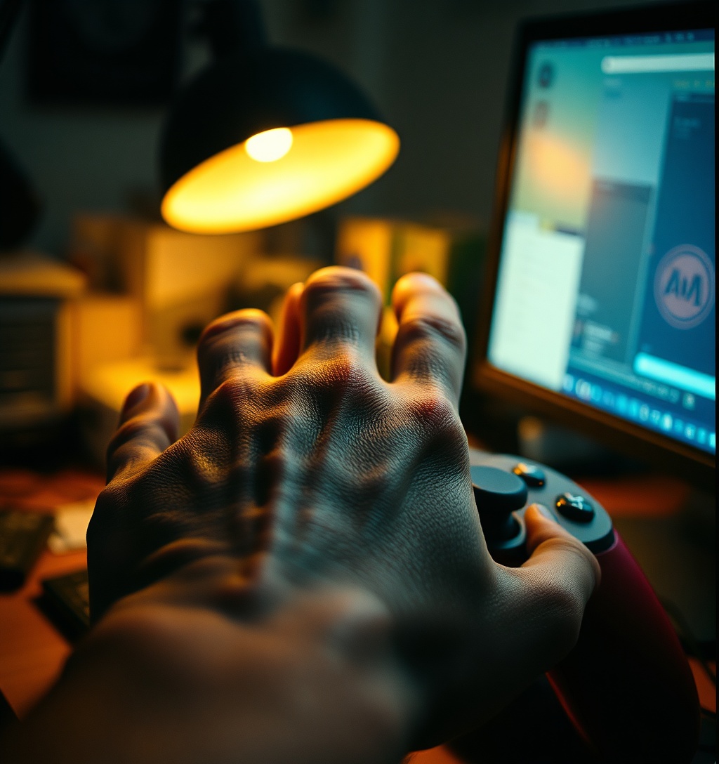 Illustrazione generata per il pezzo: Capcom si prepara a un futuro di giochi creati con l'IA