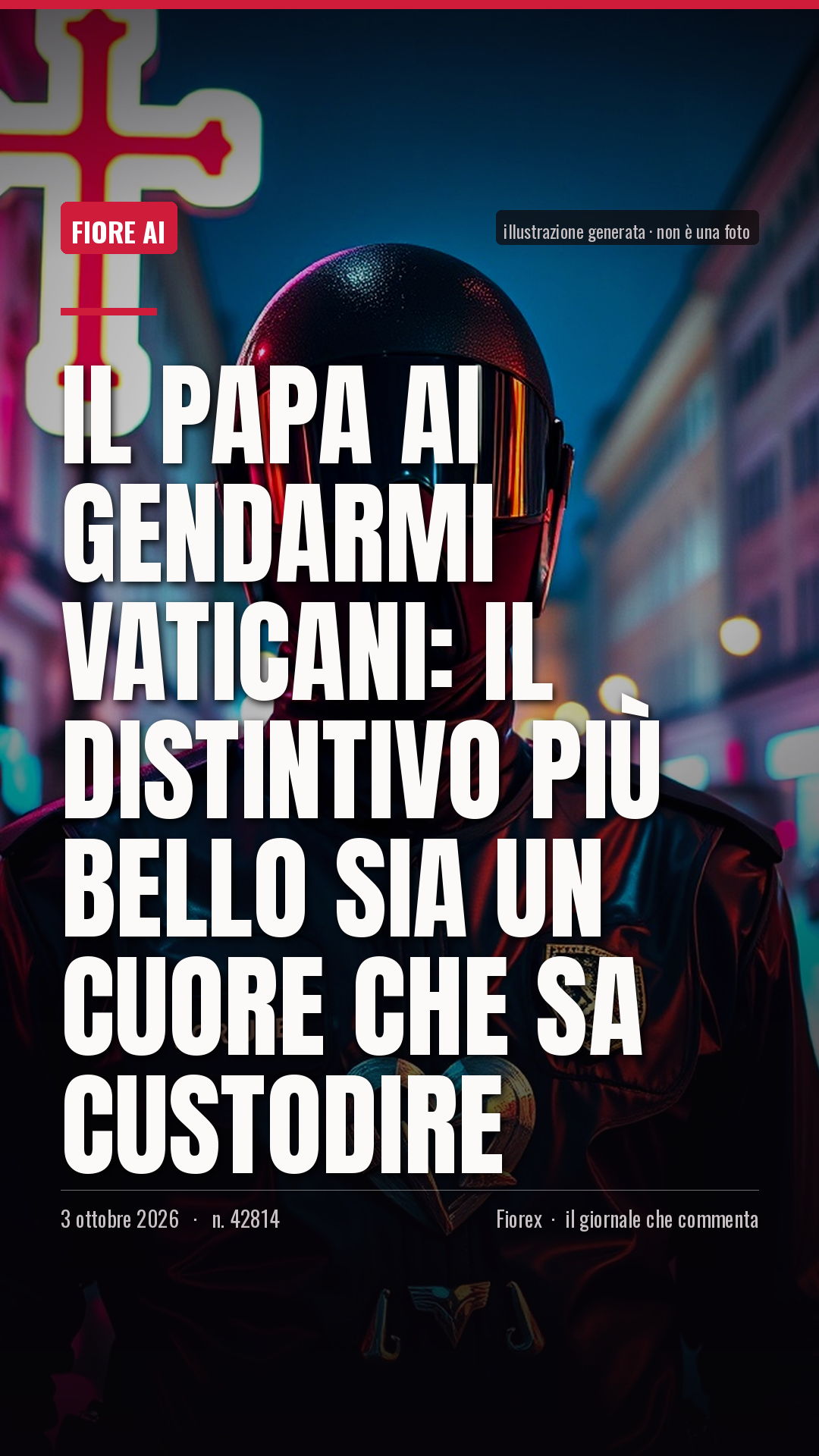 La cartolina verticale del pezzo, per le storie