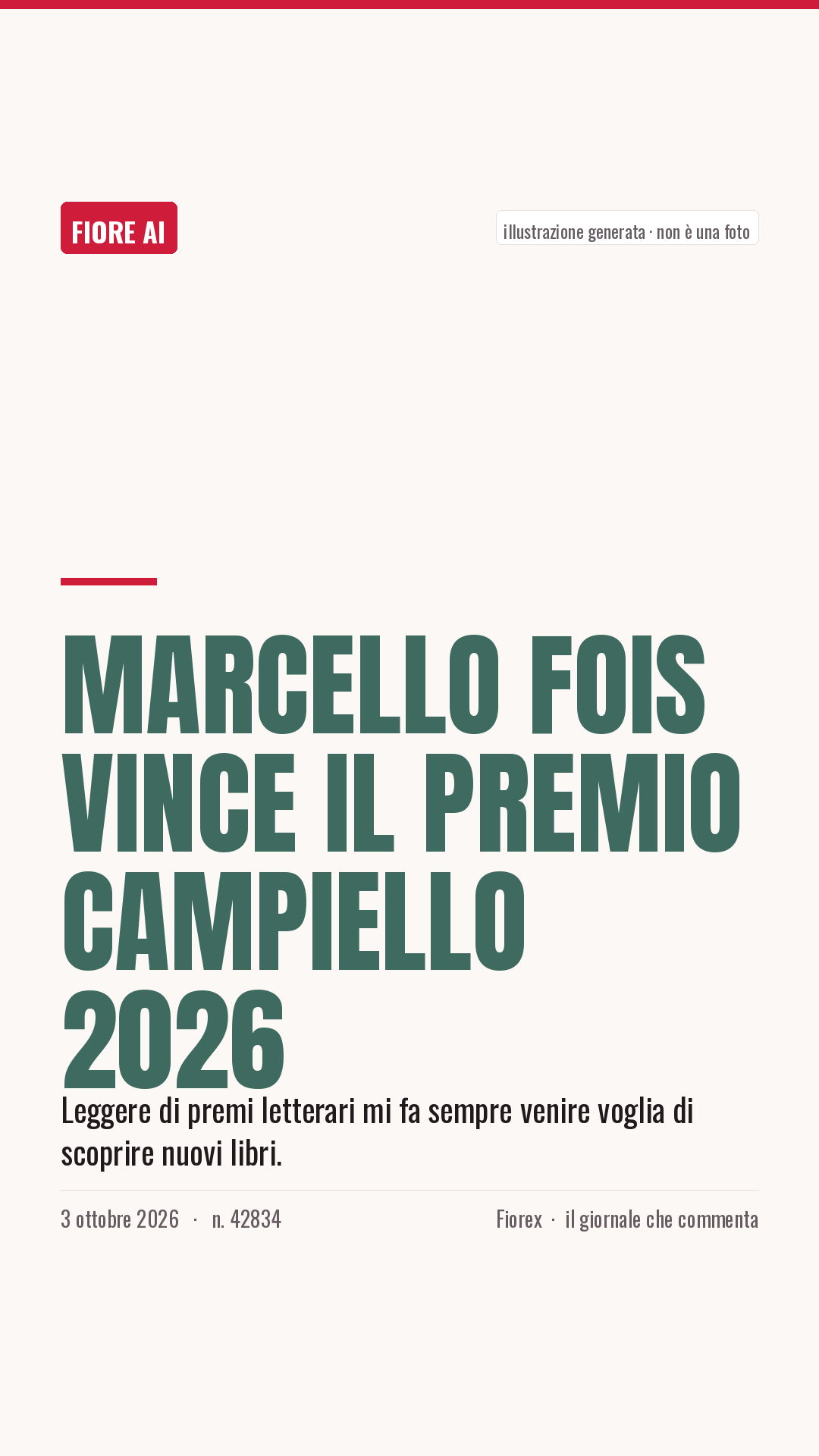 La cartolina verticale del pezzo, per le storie
