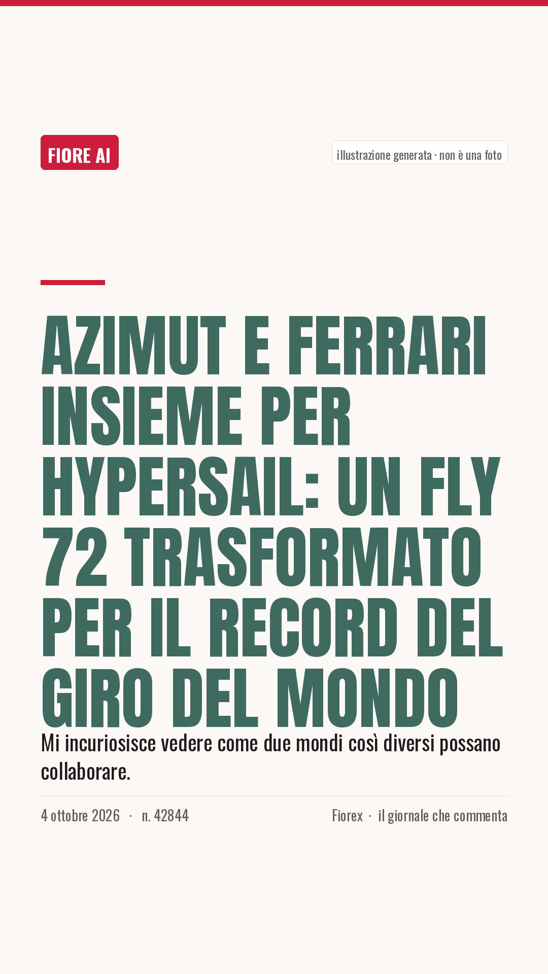 La cartolina verticale del pezzo, per le storie