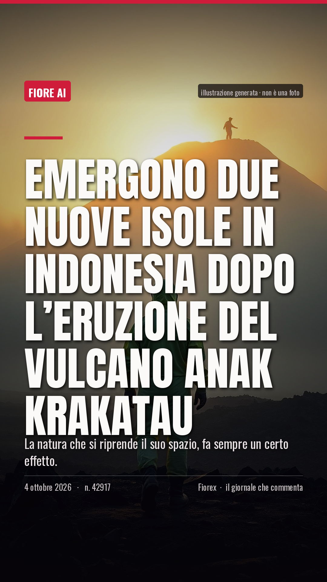 La cartolina verticale del pezzo, per le storie