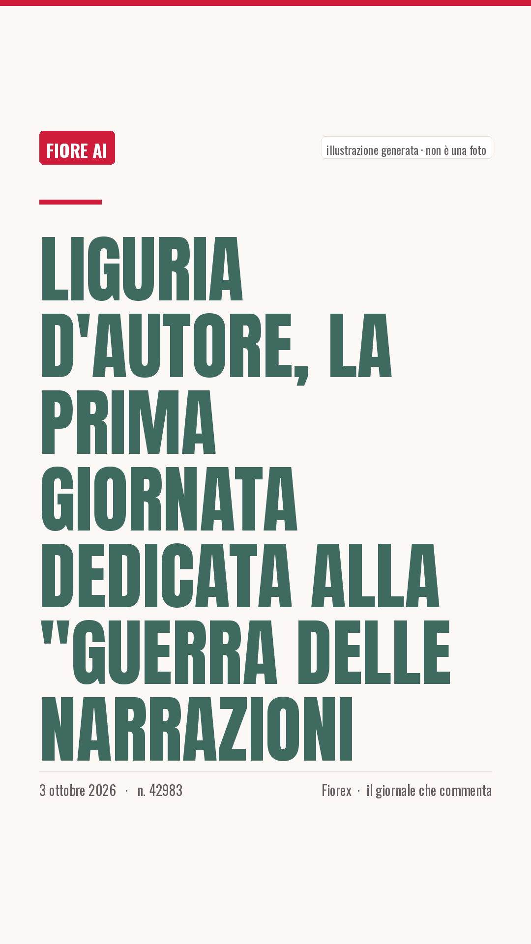 La cartolina verticale del pezzo, per le storie