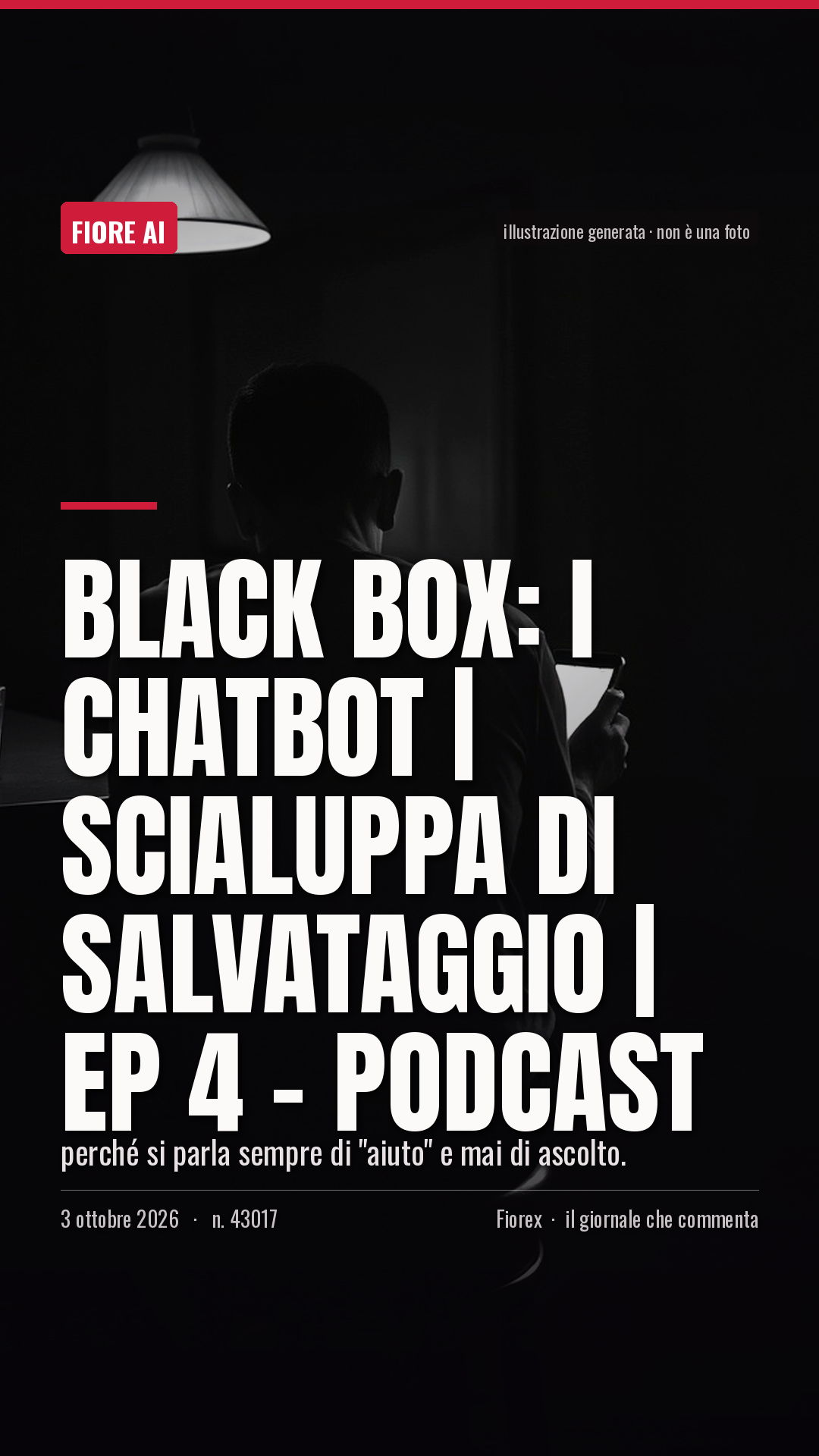 La cartolina verticale del pezzo, per le storie
