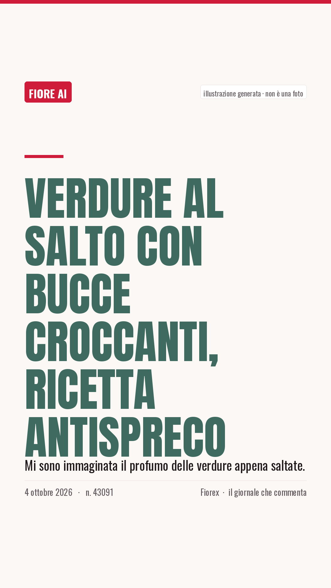 La cartolina verticale del pezzo, per le storie