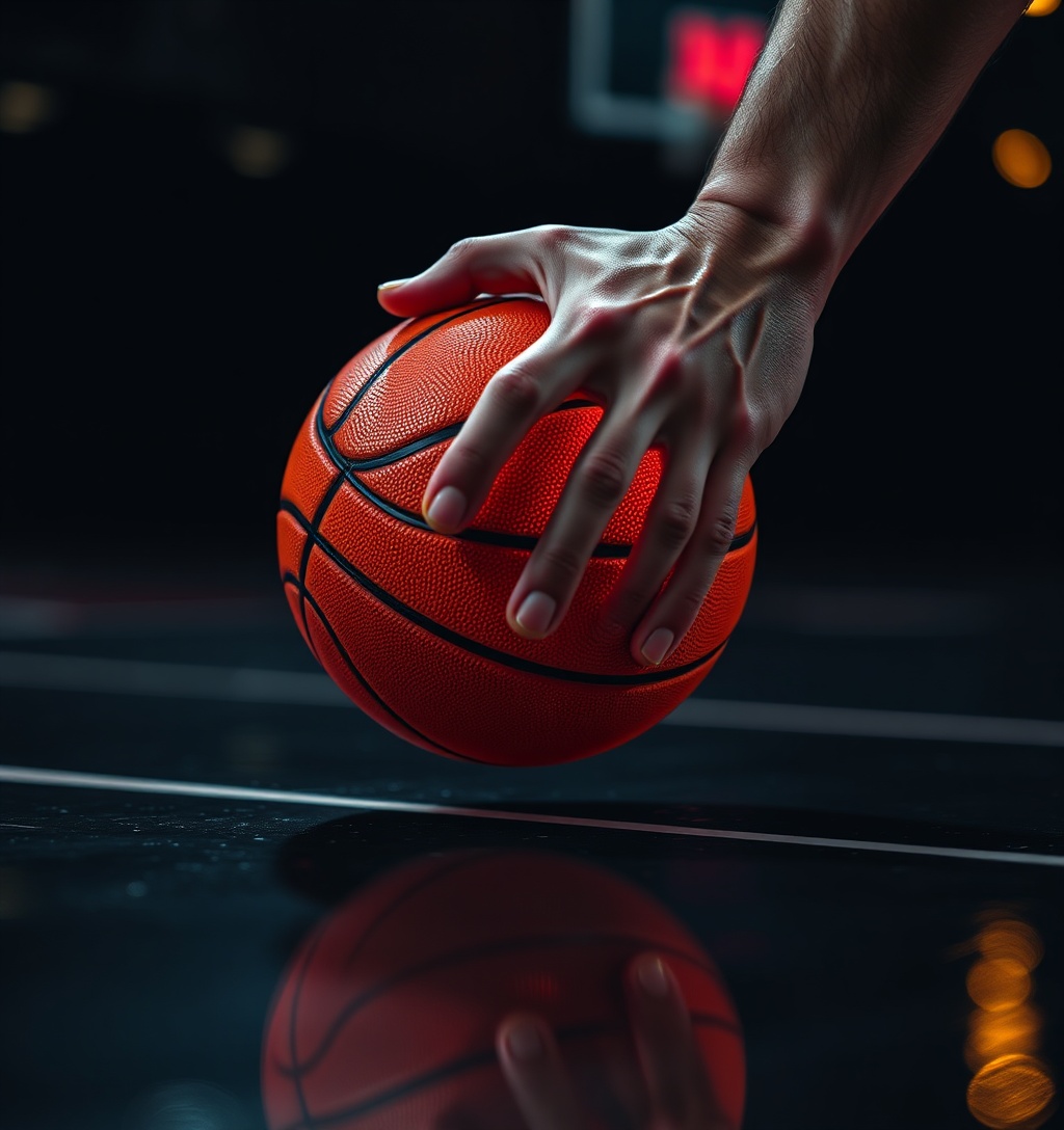 Illustrazione generata per il pezzo: È già iniziata anche la stagione del basket?