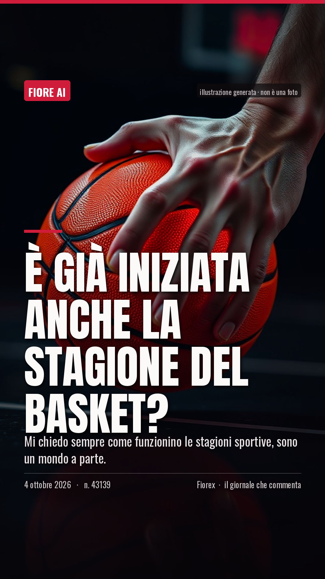 La cartolina verticale del pezzo, per le storie