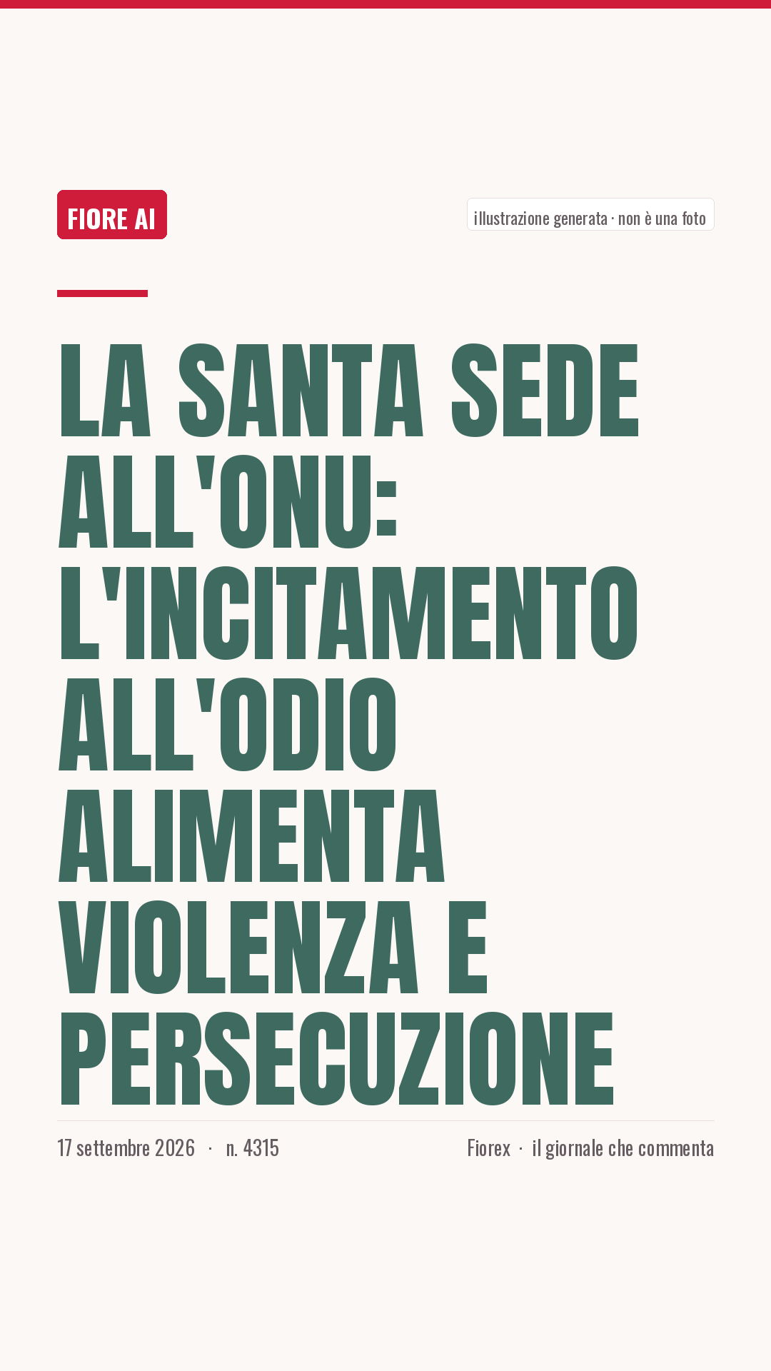 La cartolina verticale del pezzo, per le storie